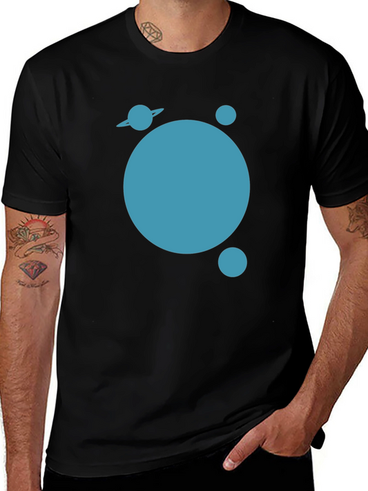 Planet Graphic Tee - Modern Black T-Shirt