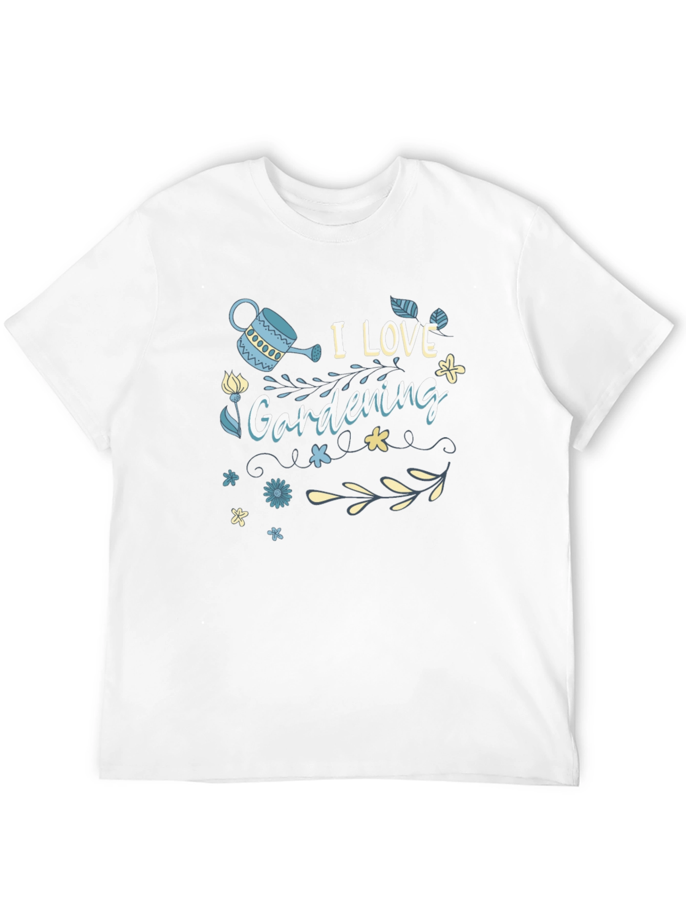 I Love Gardening Black T-Shirt