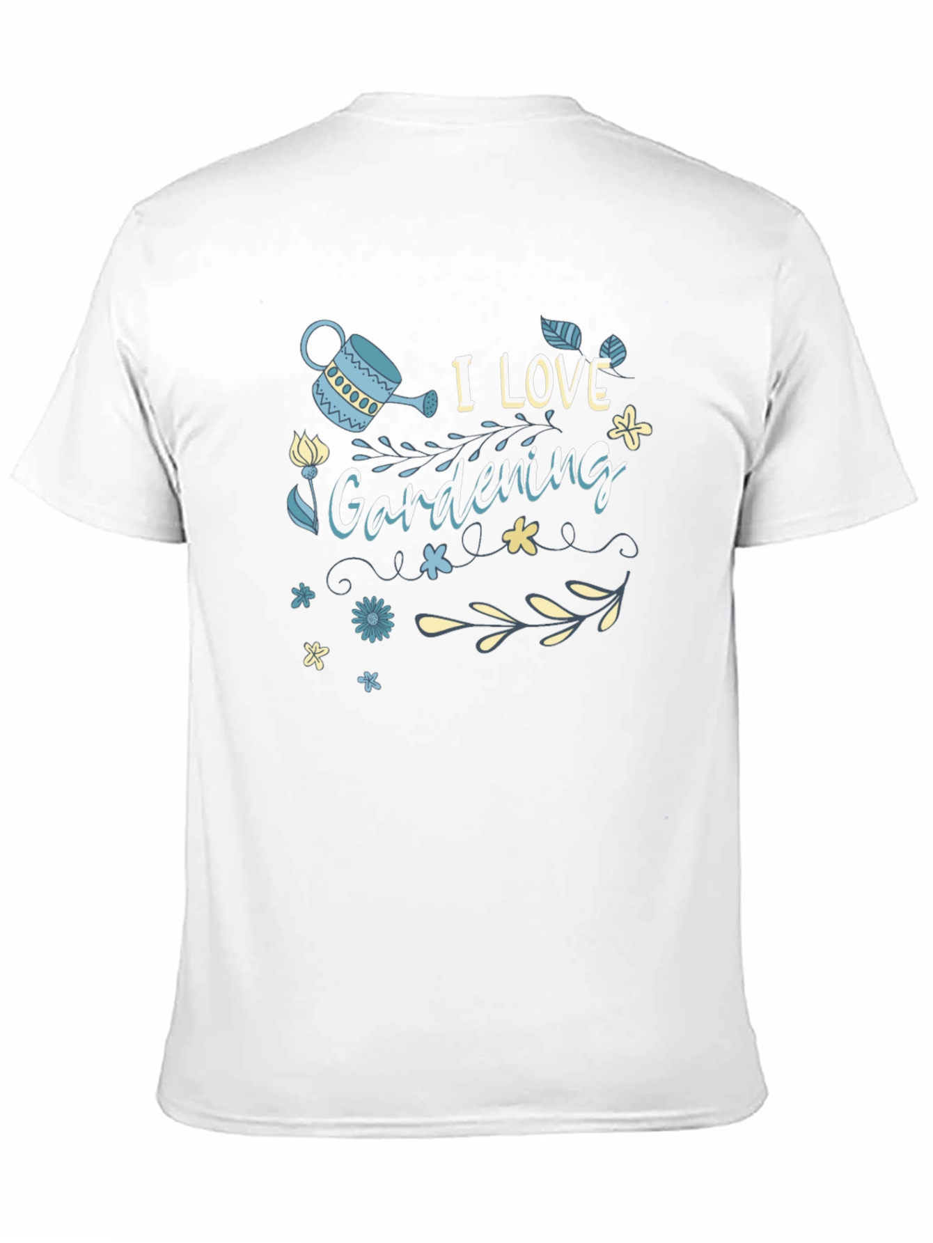 I Love Gardening Black T-Shirt