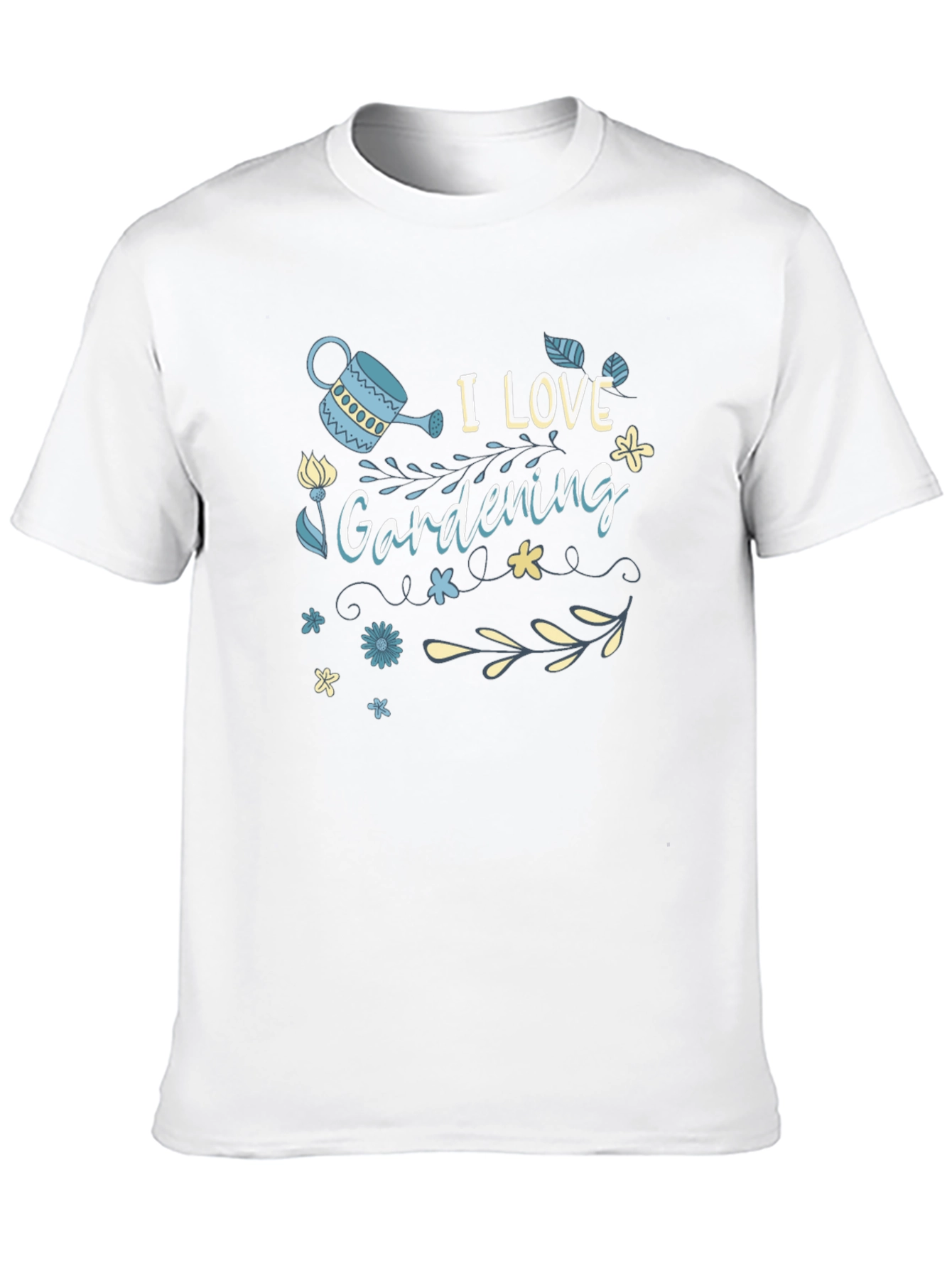 I Love Gardening Black T-Shirt