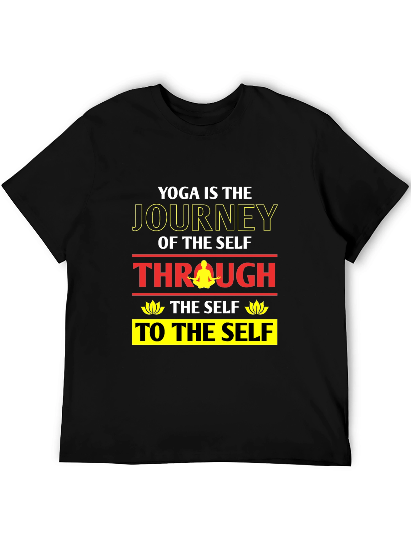 Yoga Journey T-Shirt - Find Yourself Through Yoga