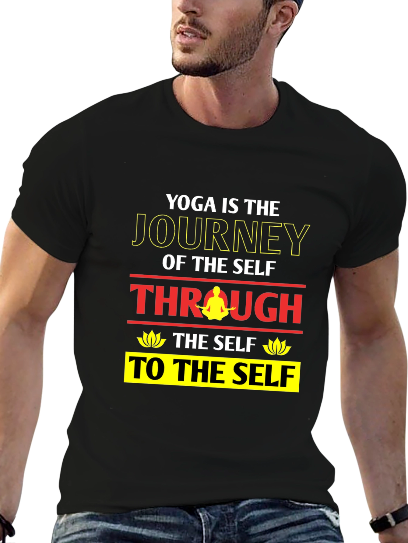 Yoga Journey T-Shirt - Find Yourself Through Yoga