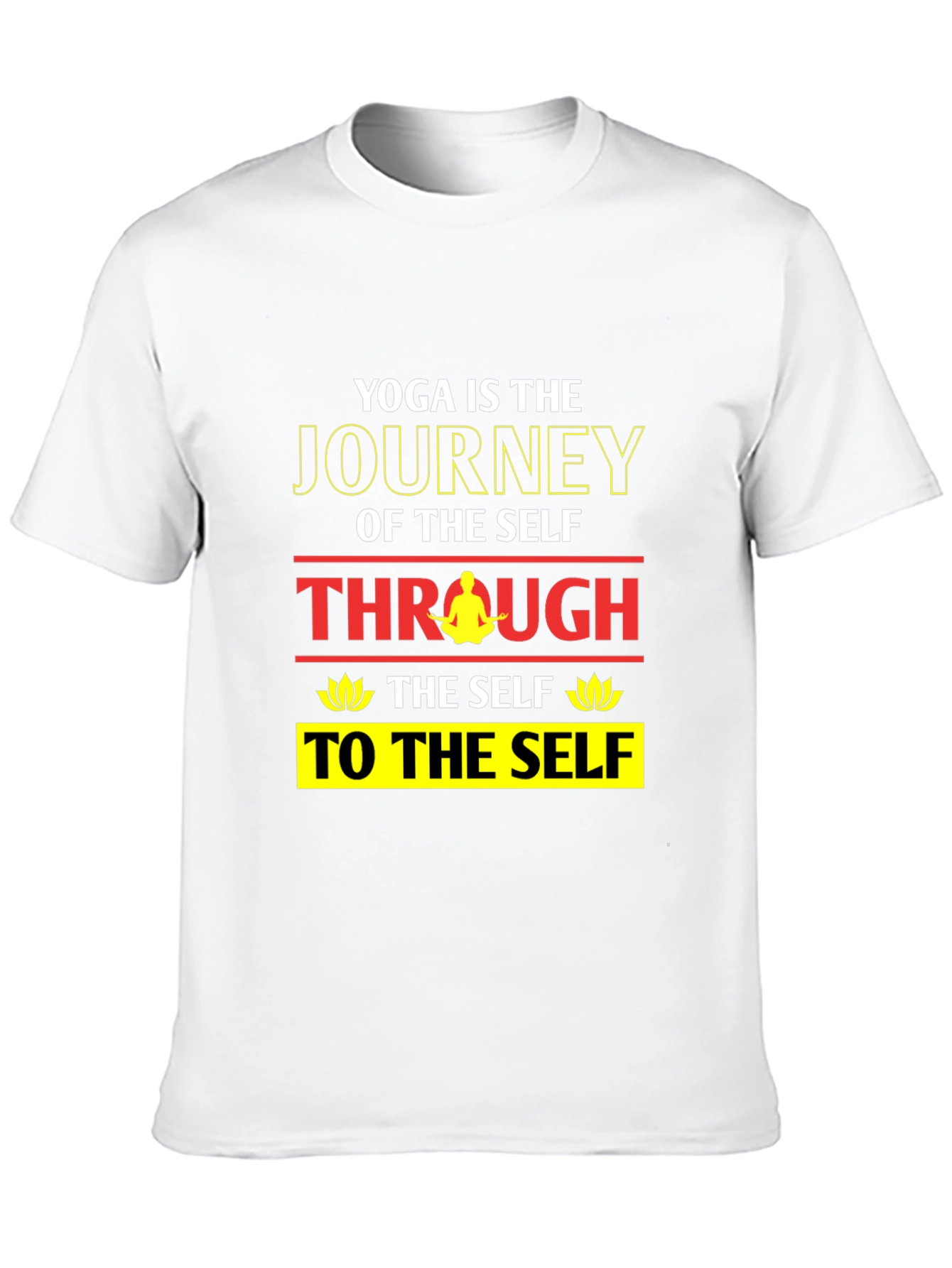 Yoga Journey T-Shirt - Find Yourself Through Yoga