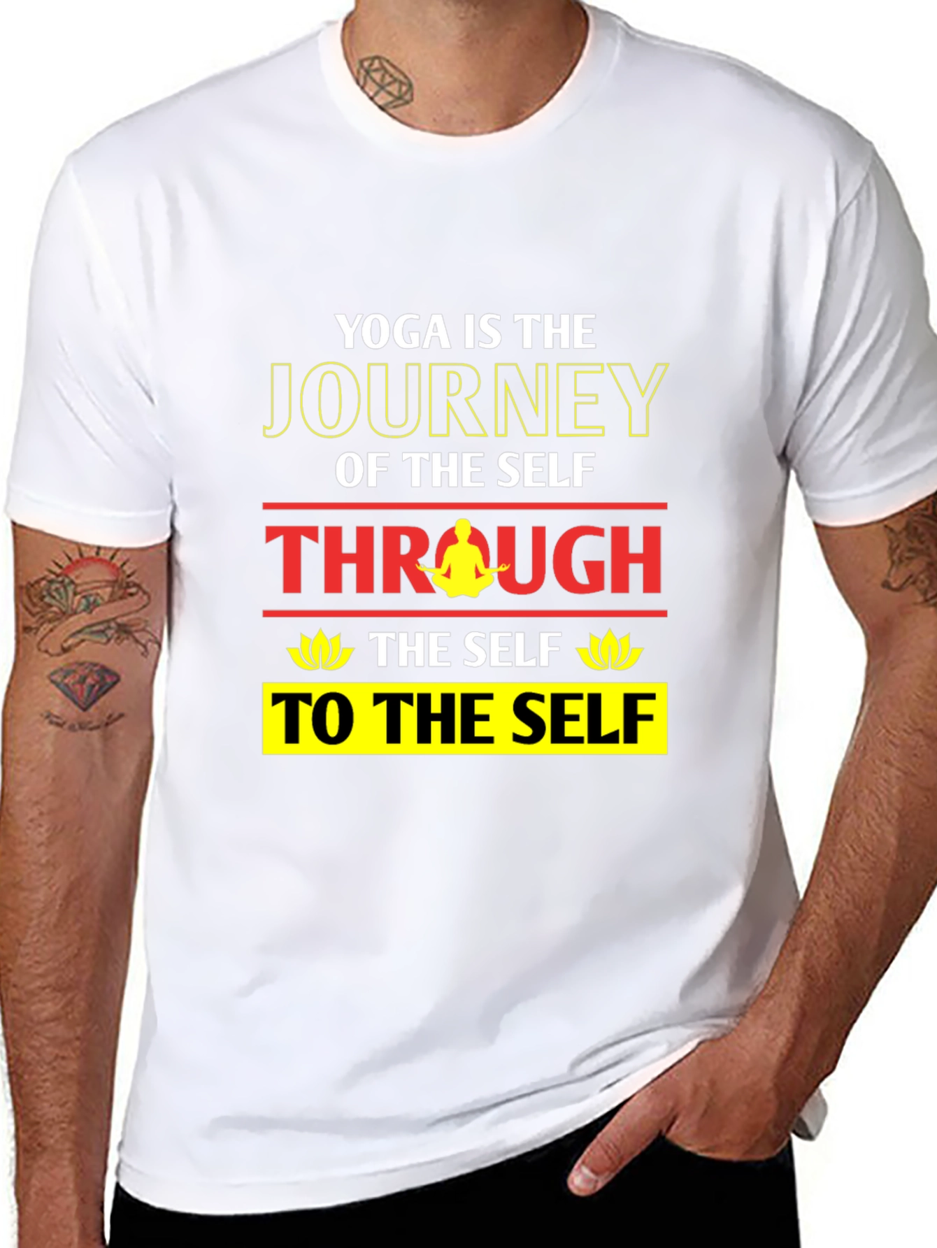 Yoga Journey T-Shirt - Find Yourself Through Yoga