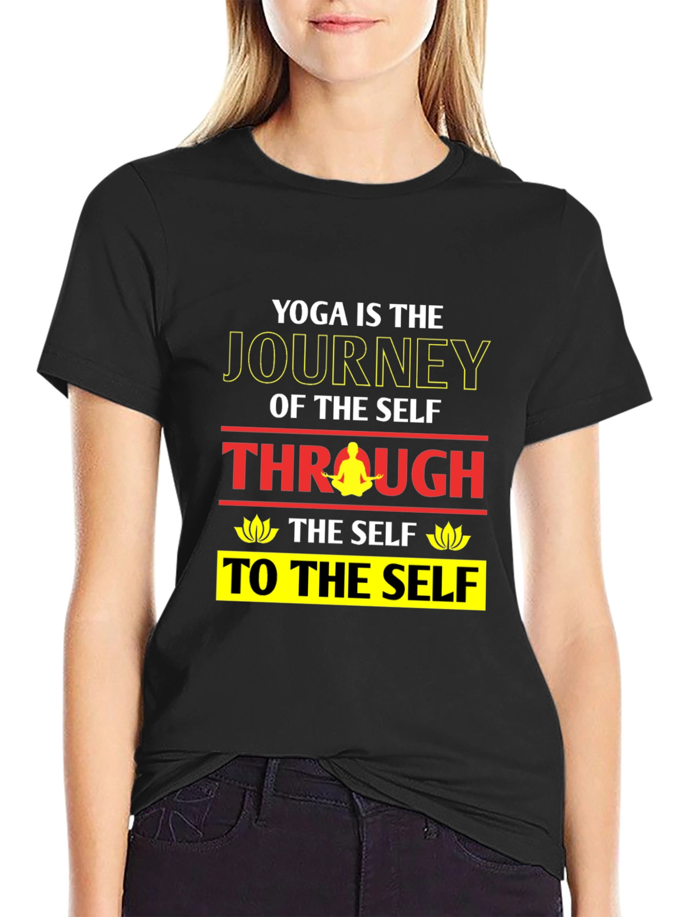 Yoga Journey T-Shirt - Find Yourself Through Yoga