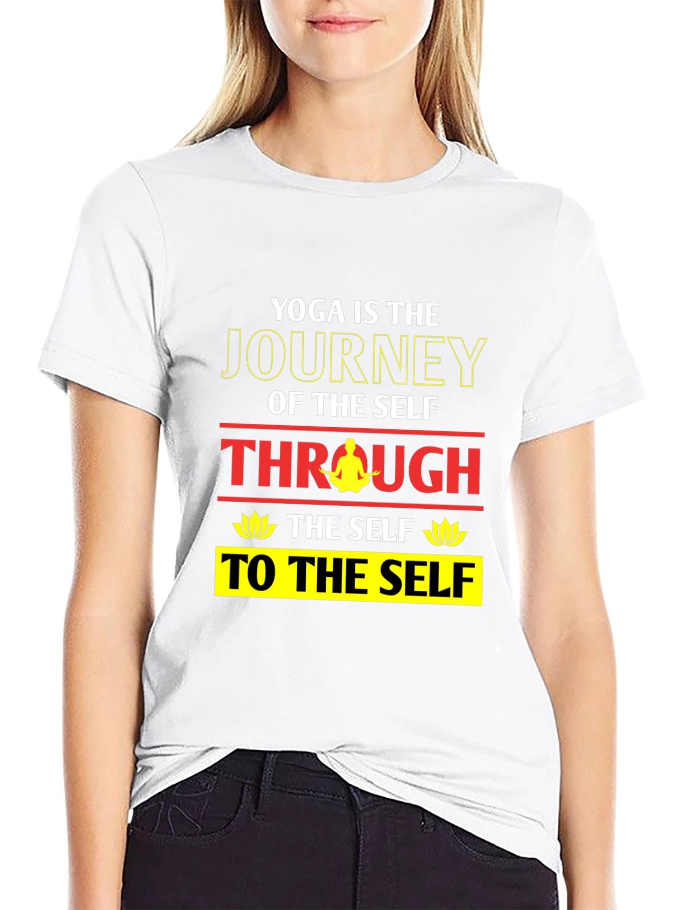 Yoga Journey T-Shirt - Find Yourself Through Yoga
