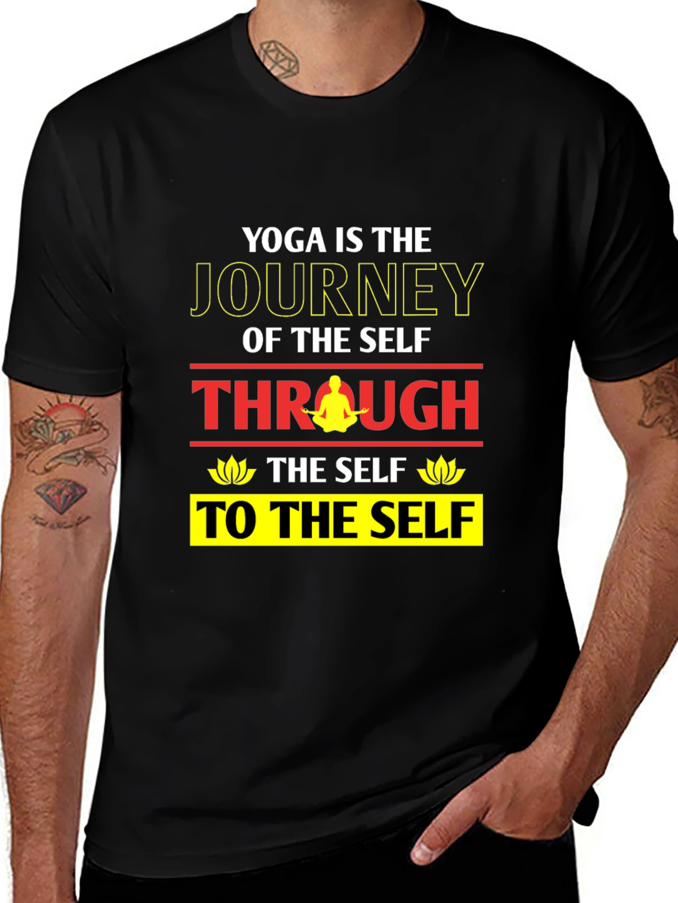 Yoga Journey T-Shirt - Find Yourself Through Yoga