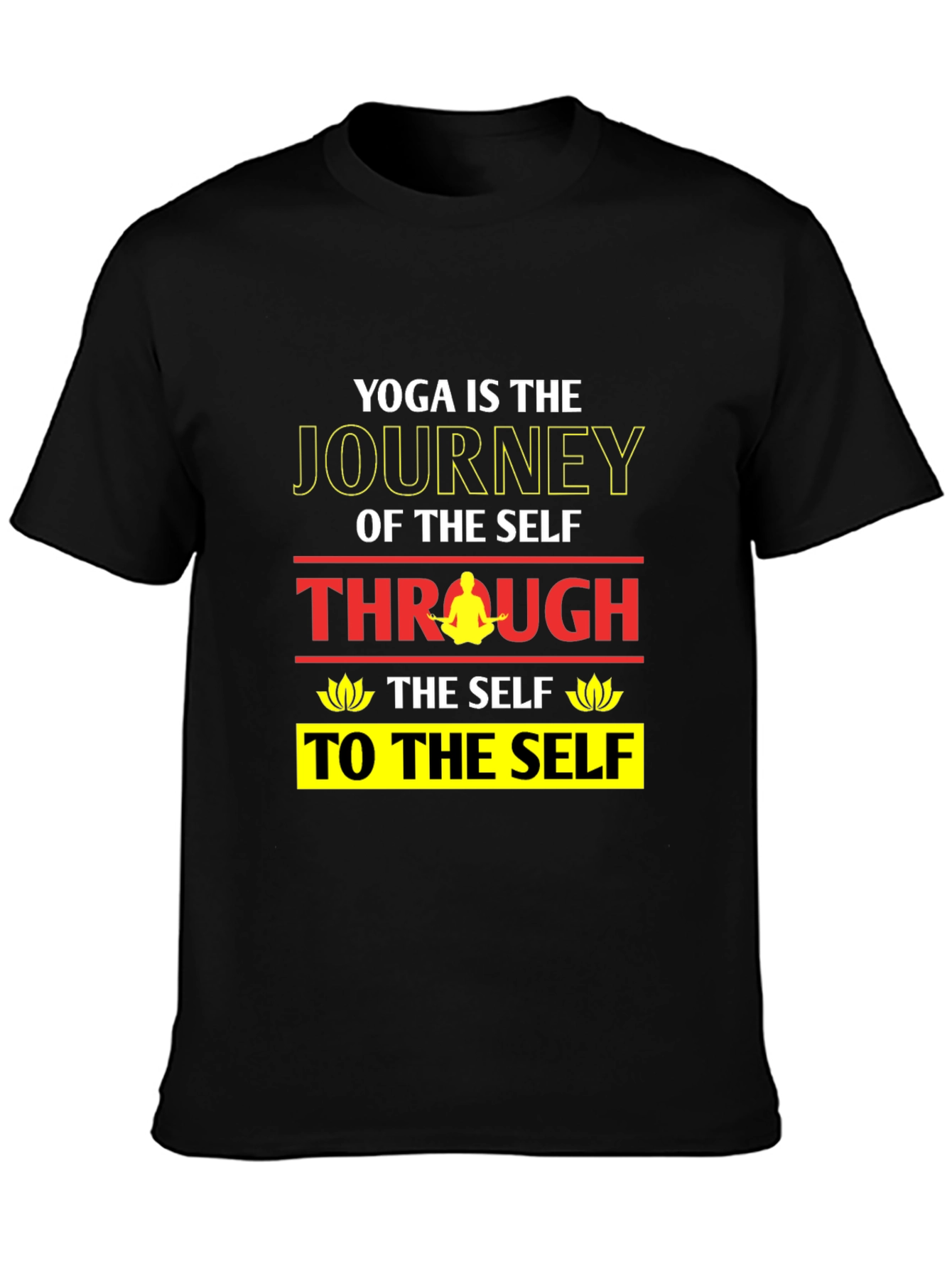 Yoga Journey T-Shirt - Find Yourself Through Yoga