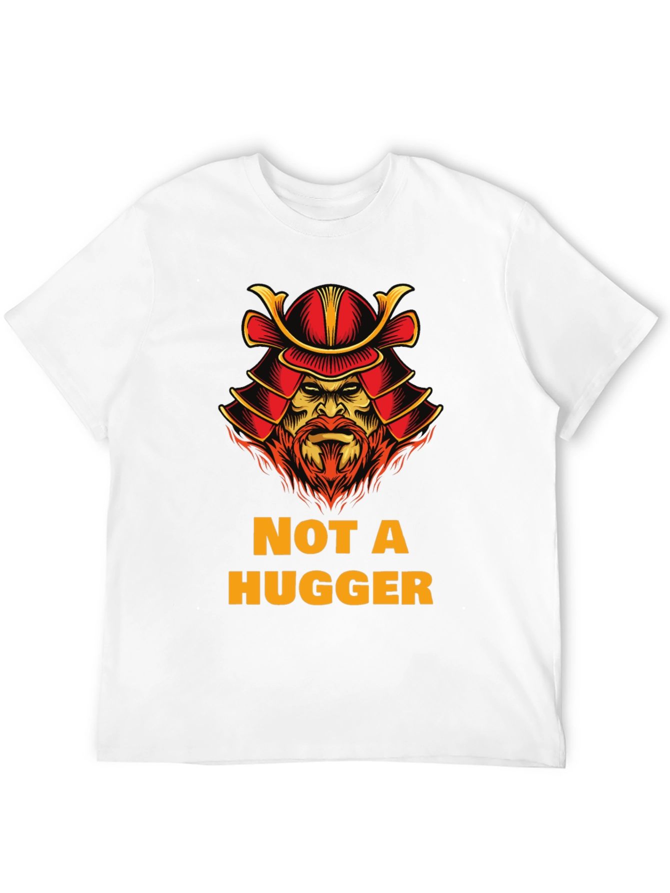 Not a Hugger Samurai Graphic T-Shirt