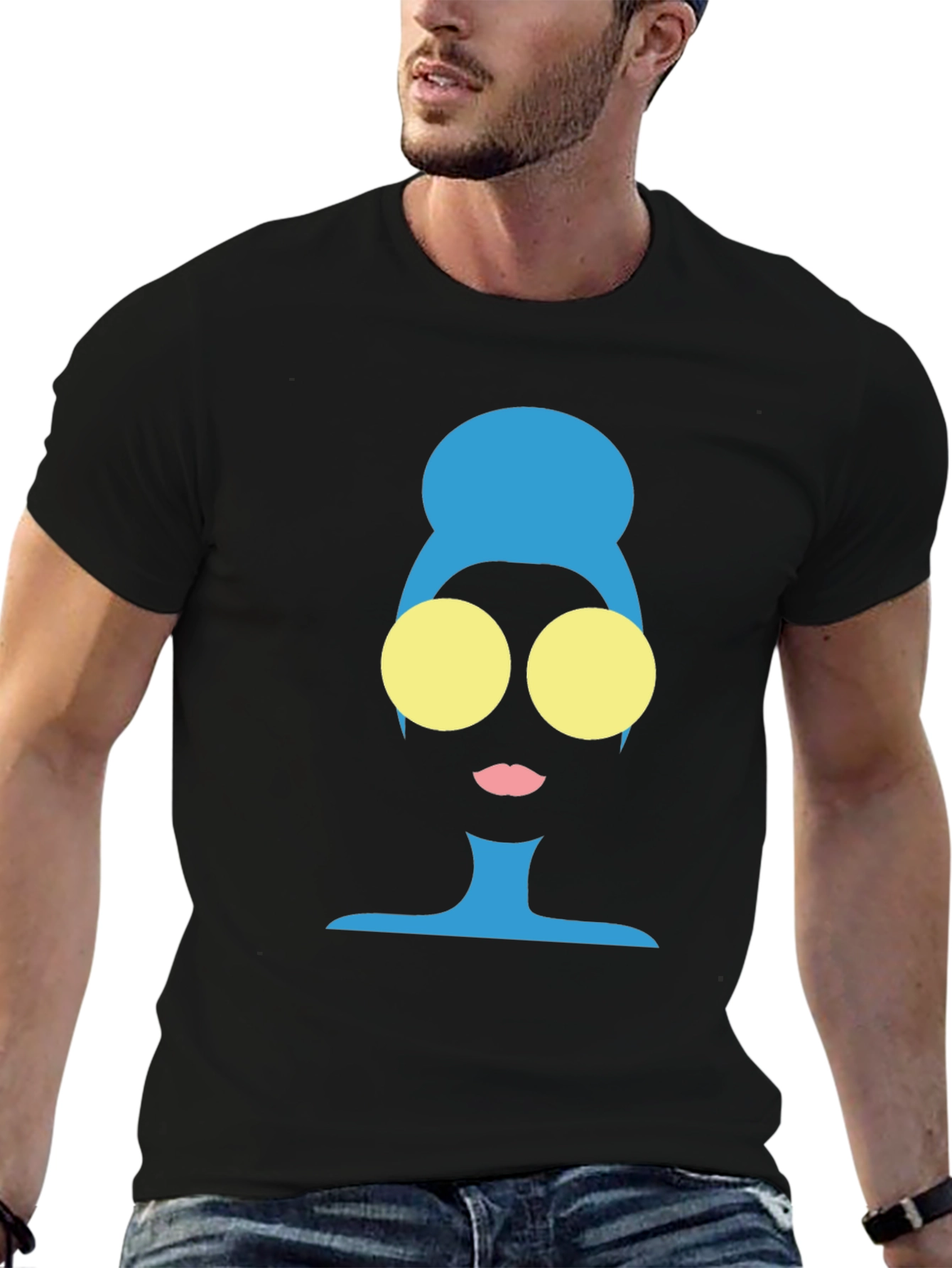 Abstract Silhouette Graphic T-Shirt - Stylish & Unique Design