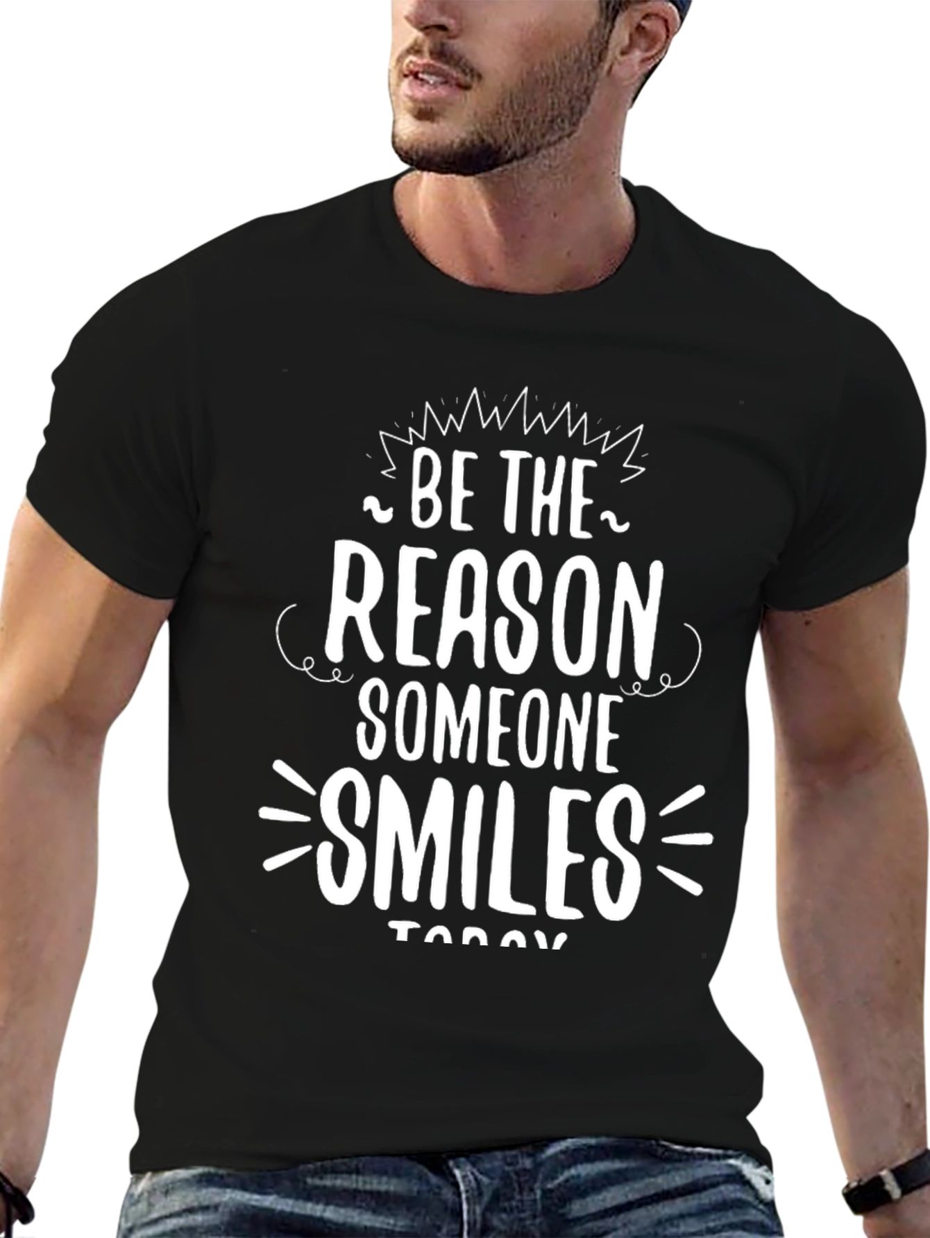 Be The Reason Smile Black T-Shirt