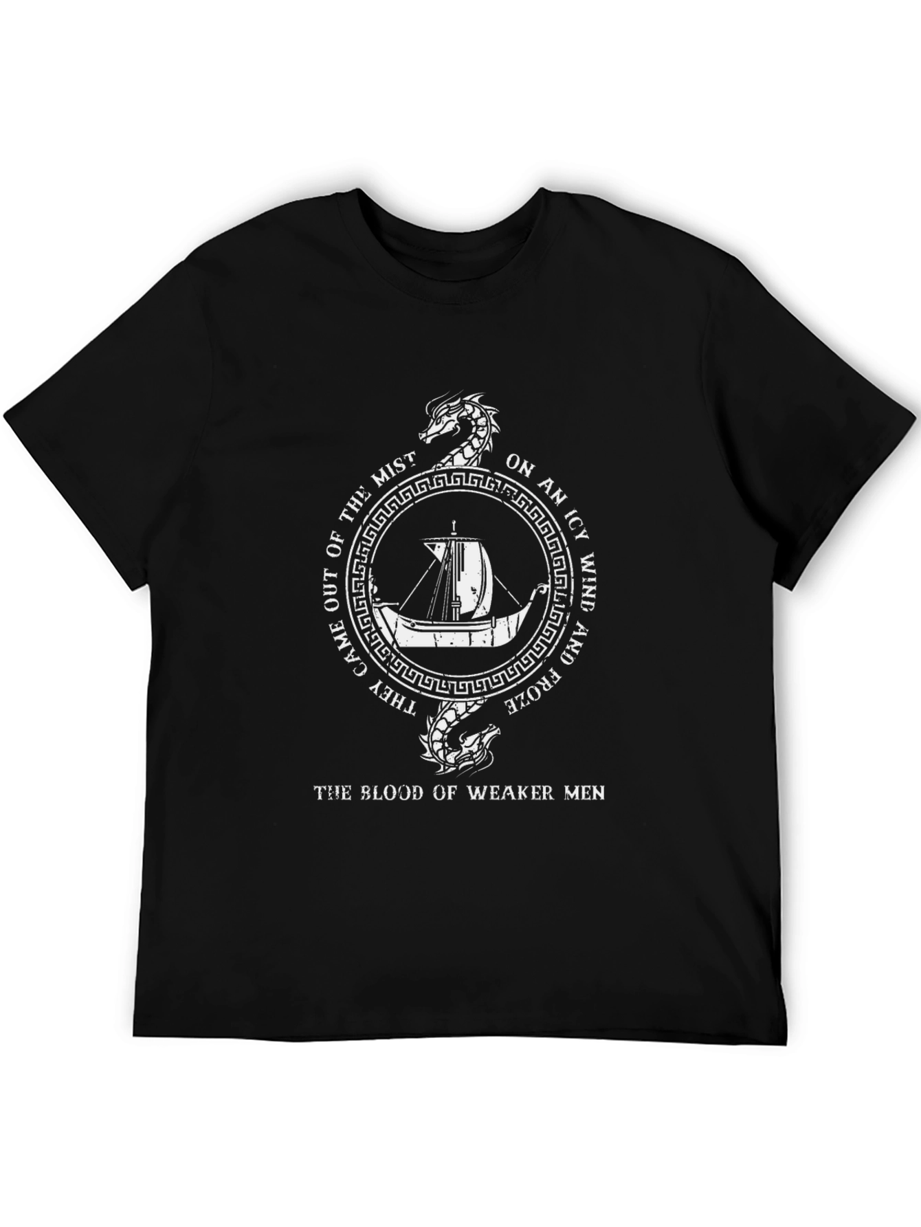 Viking Dragon Ship Graphic Tee