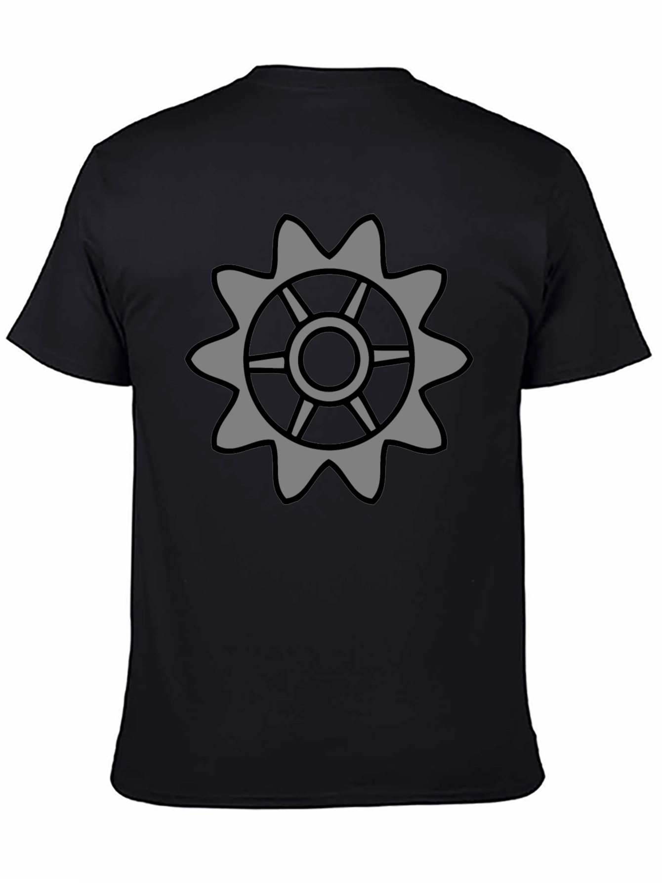 Gear Graphic Black T-Shirt