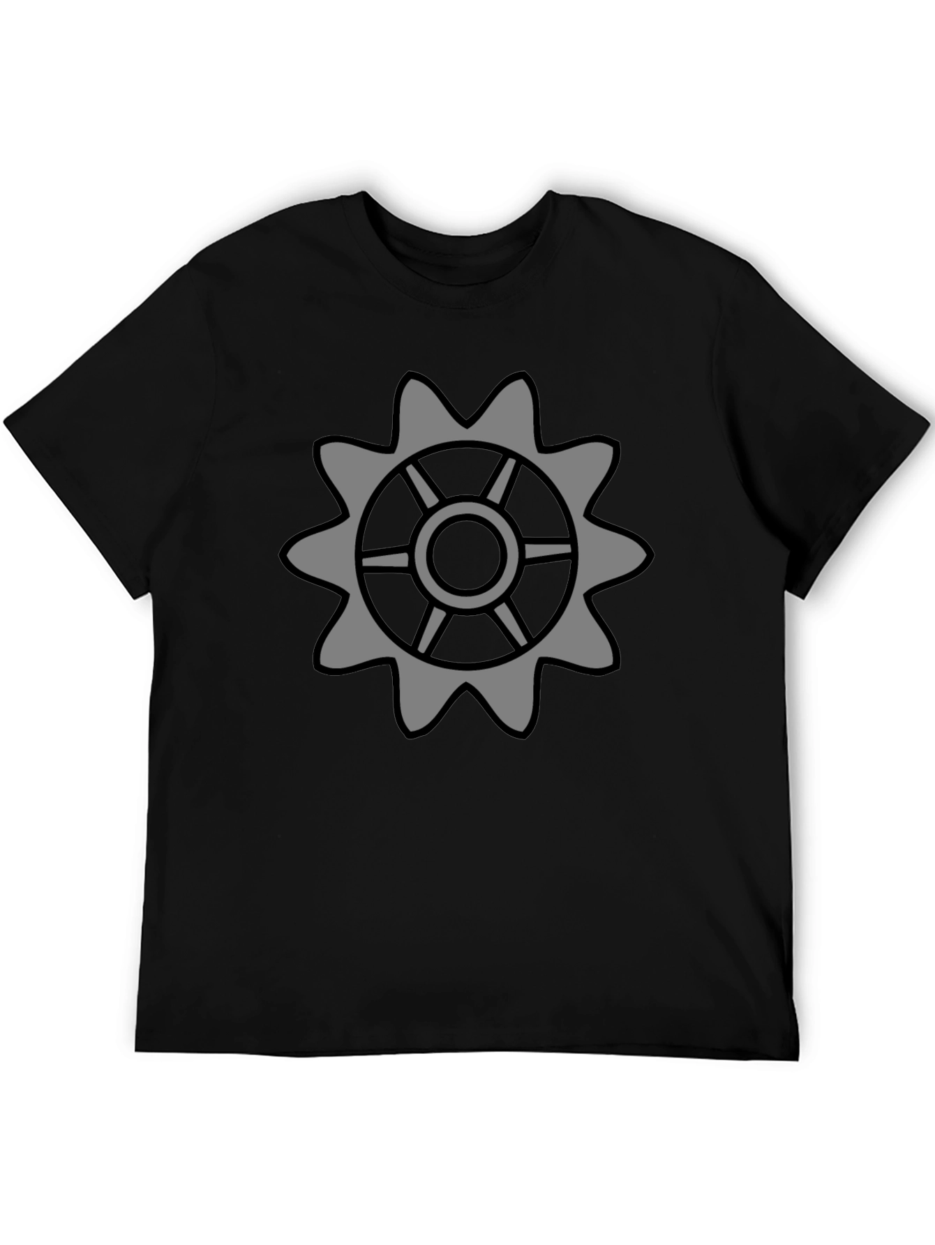 Gear Graphic Black T-Shirt