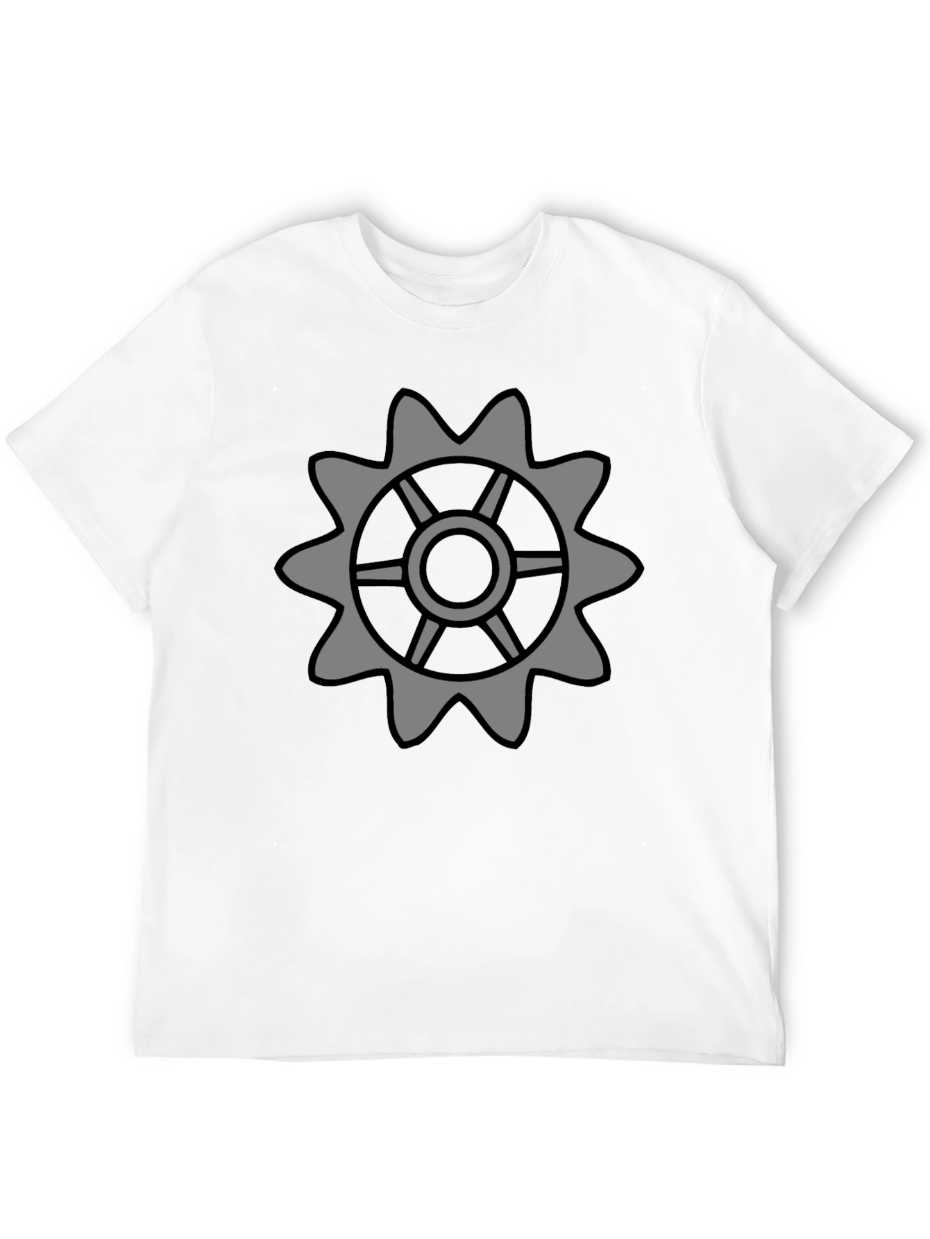 Gear Graphic Black T-Shirt
