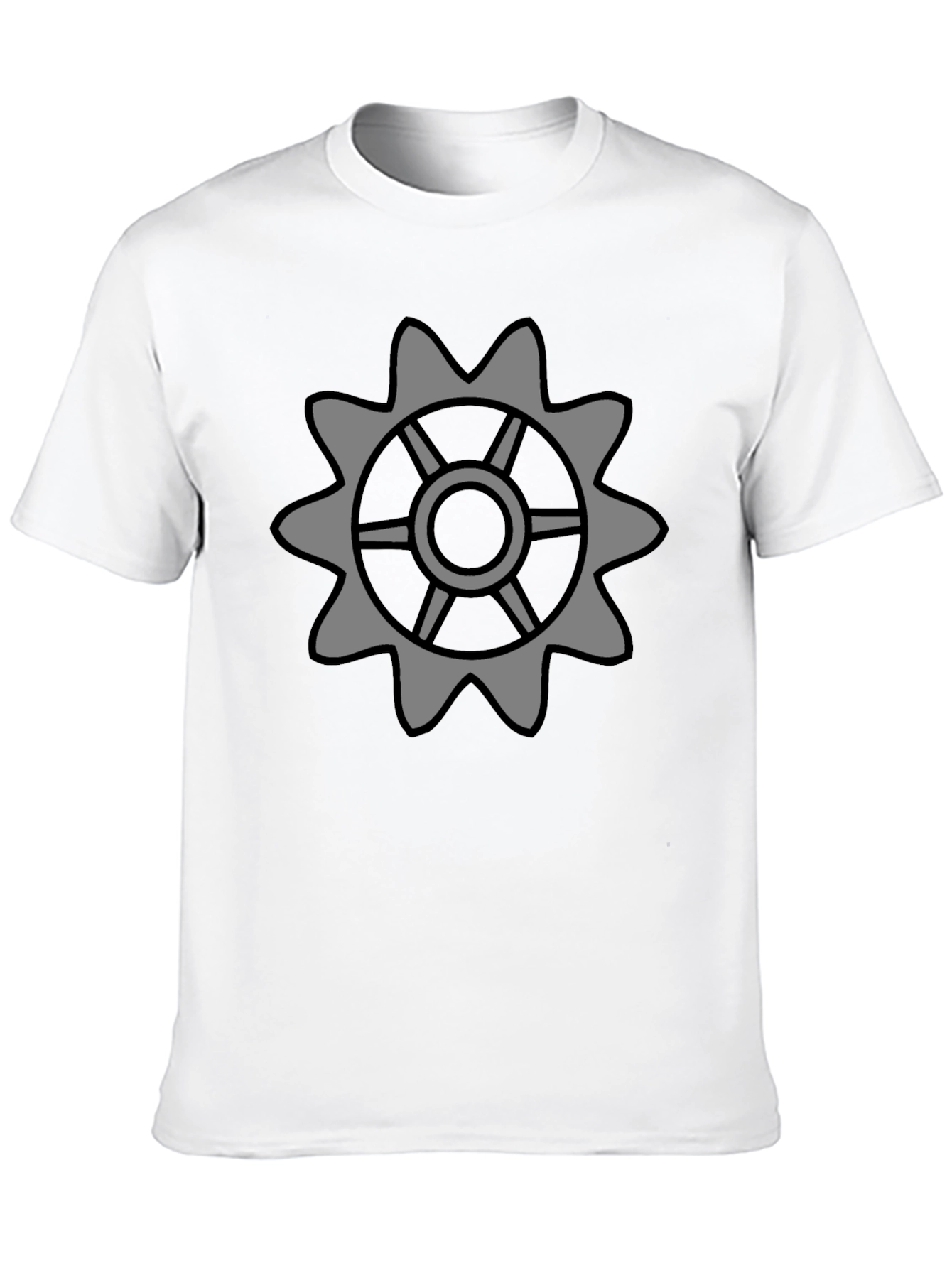 Gear Graphic Black T-Shirt