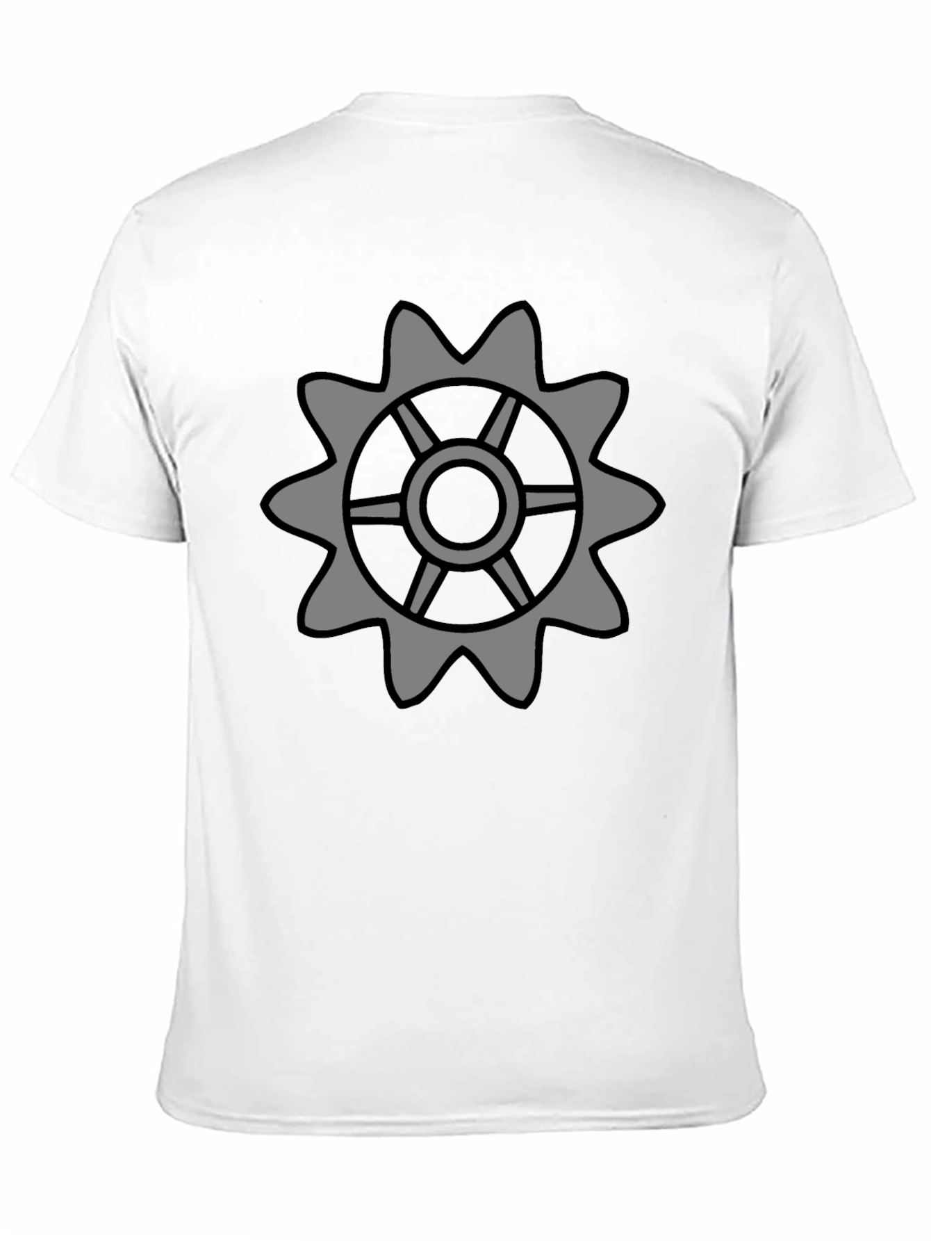 Gear Graphic Black T-Shirt