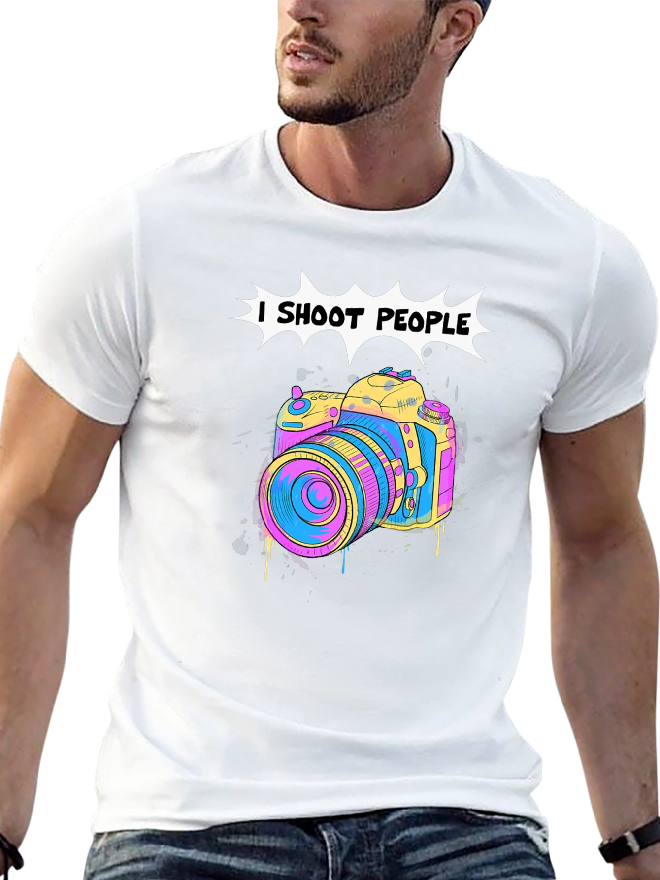 I Shoot People Funny Camera T-Shirt