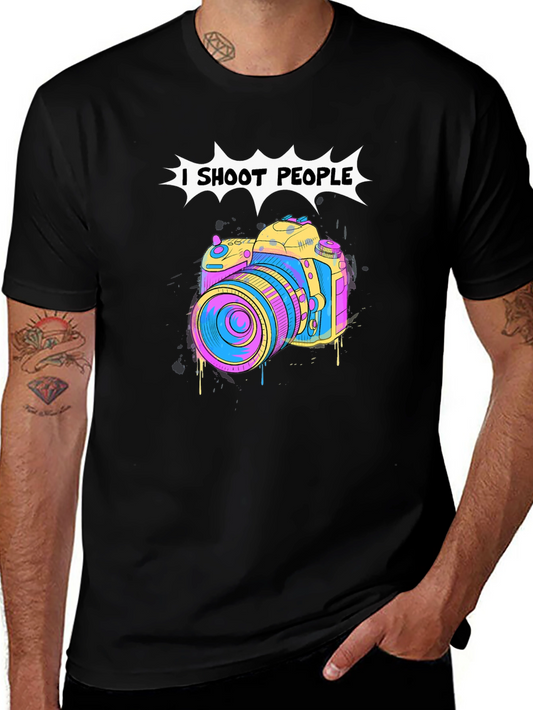 I Shoot People Funny Camera T-Shirt