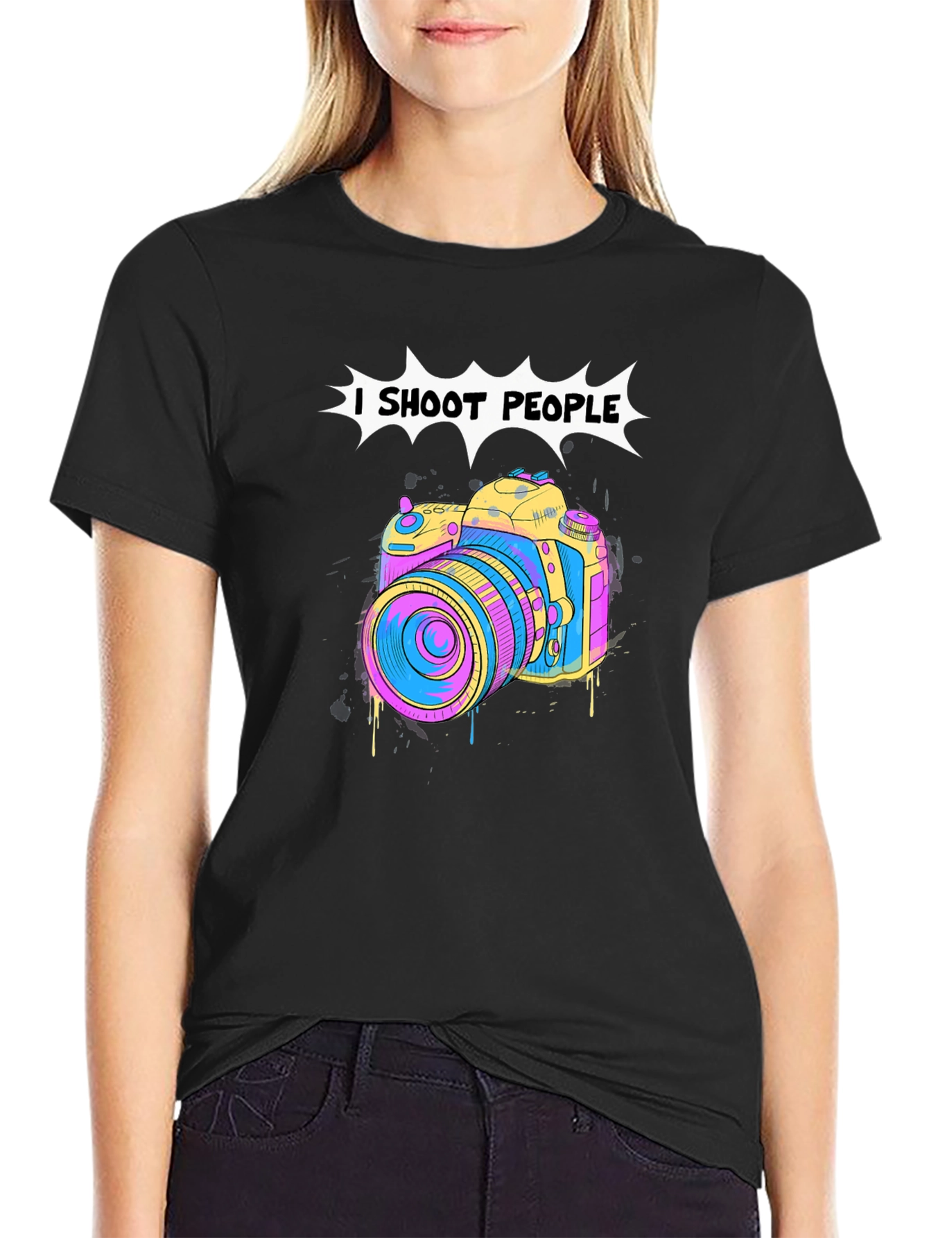 I Shoot People Funny Camera T-Shirt