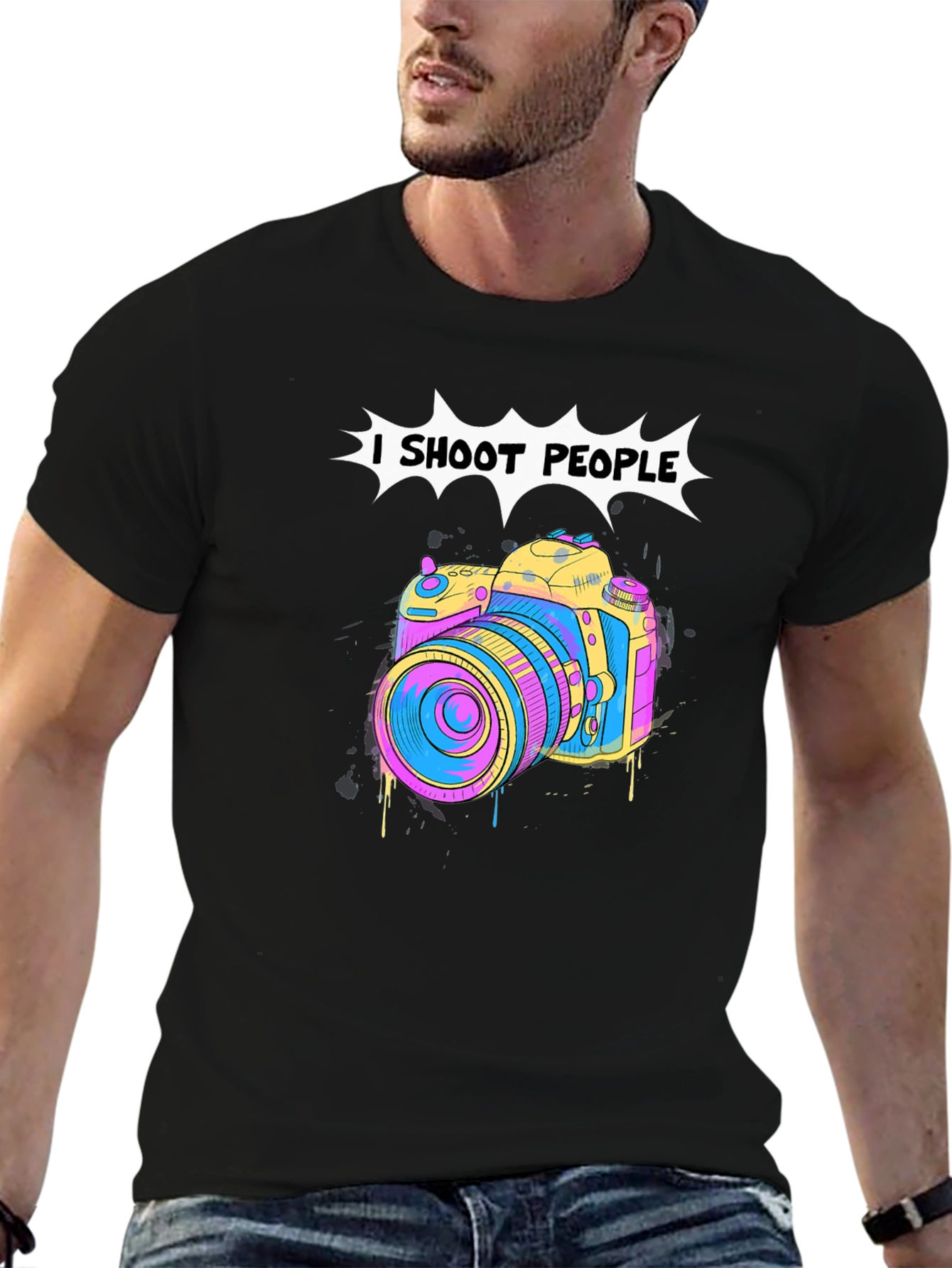 I Shoot People Funny Camera T-Shirt