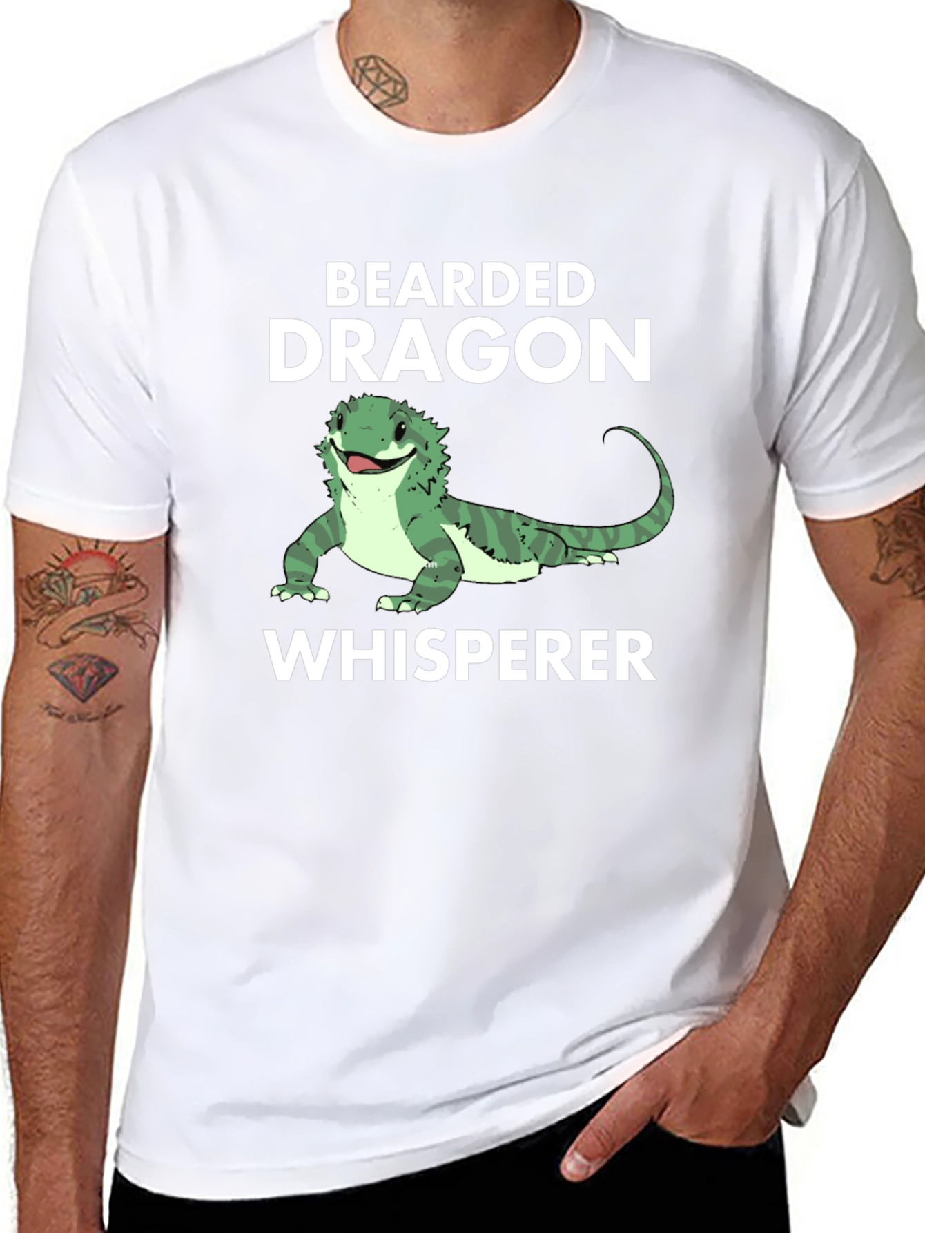 Bearded Dragon Whisperer Graphic T-Shirt
