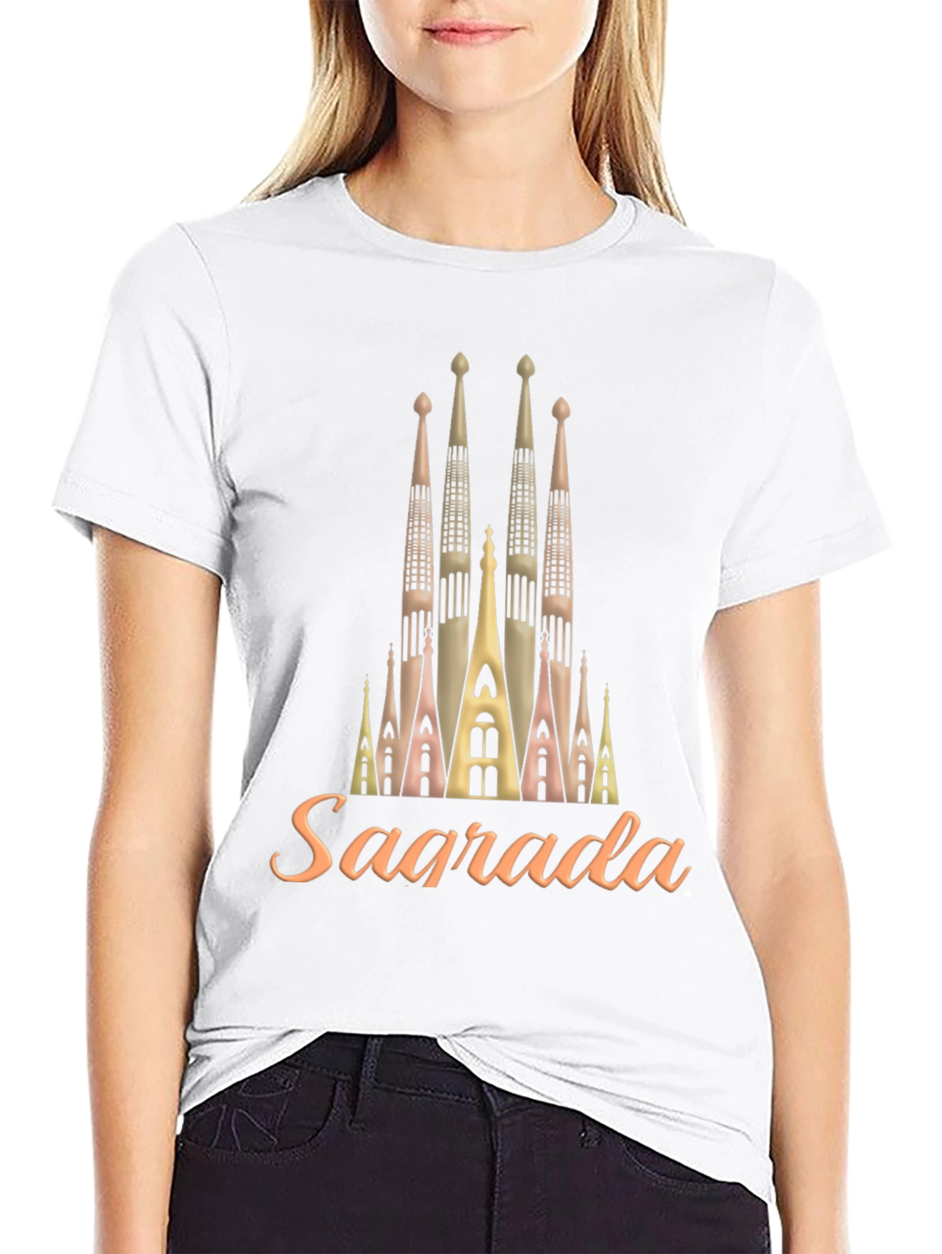Sagrada Familia Inspired Graphic Tee