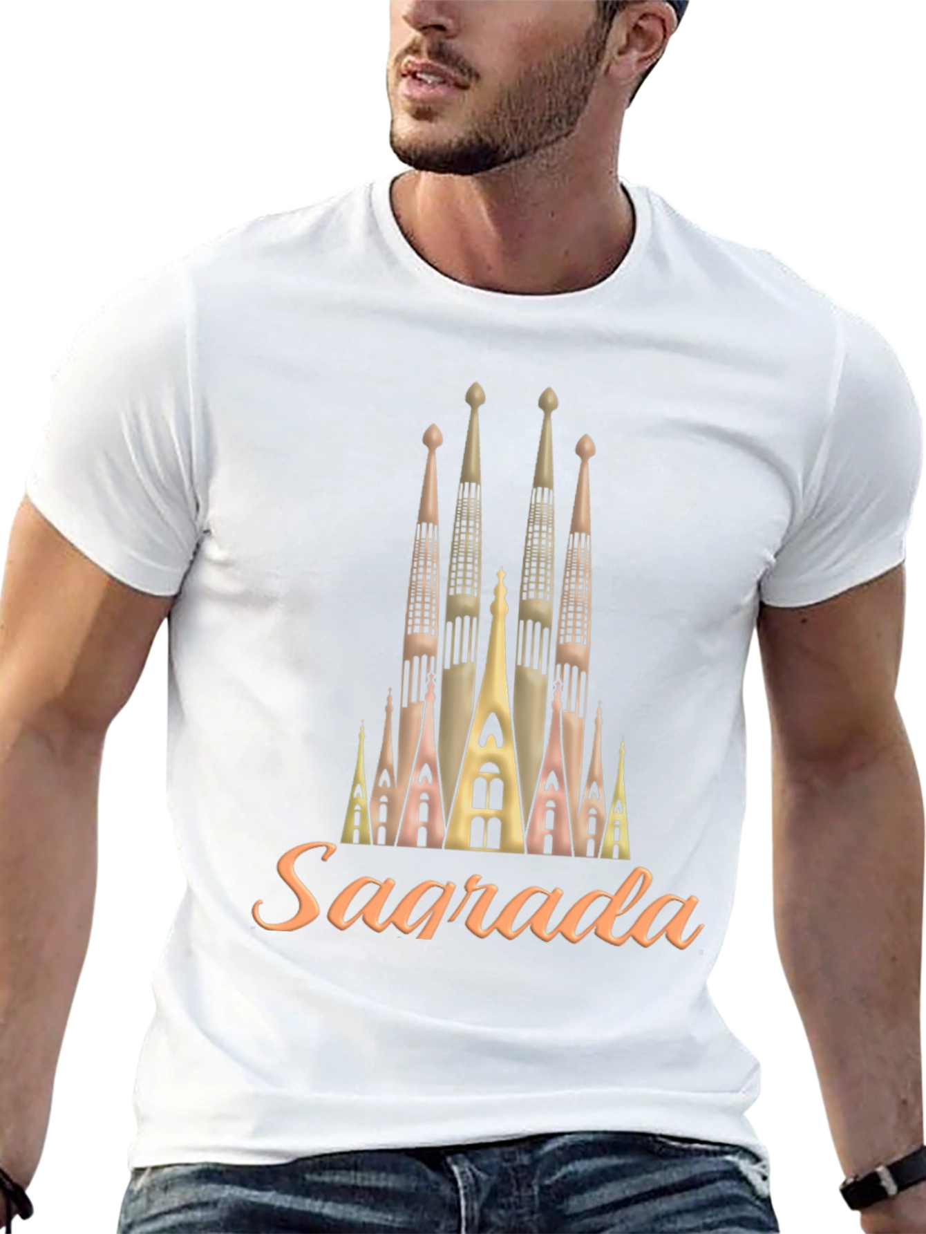 Sagrada Familia Inspired Graphic Tee