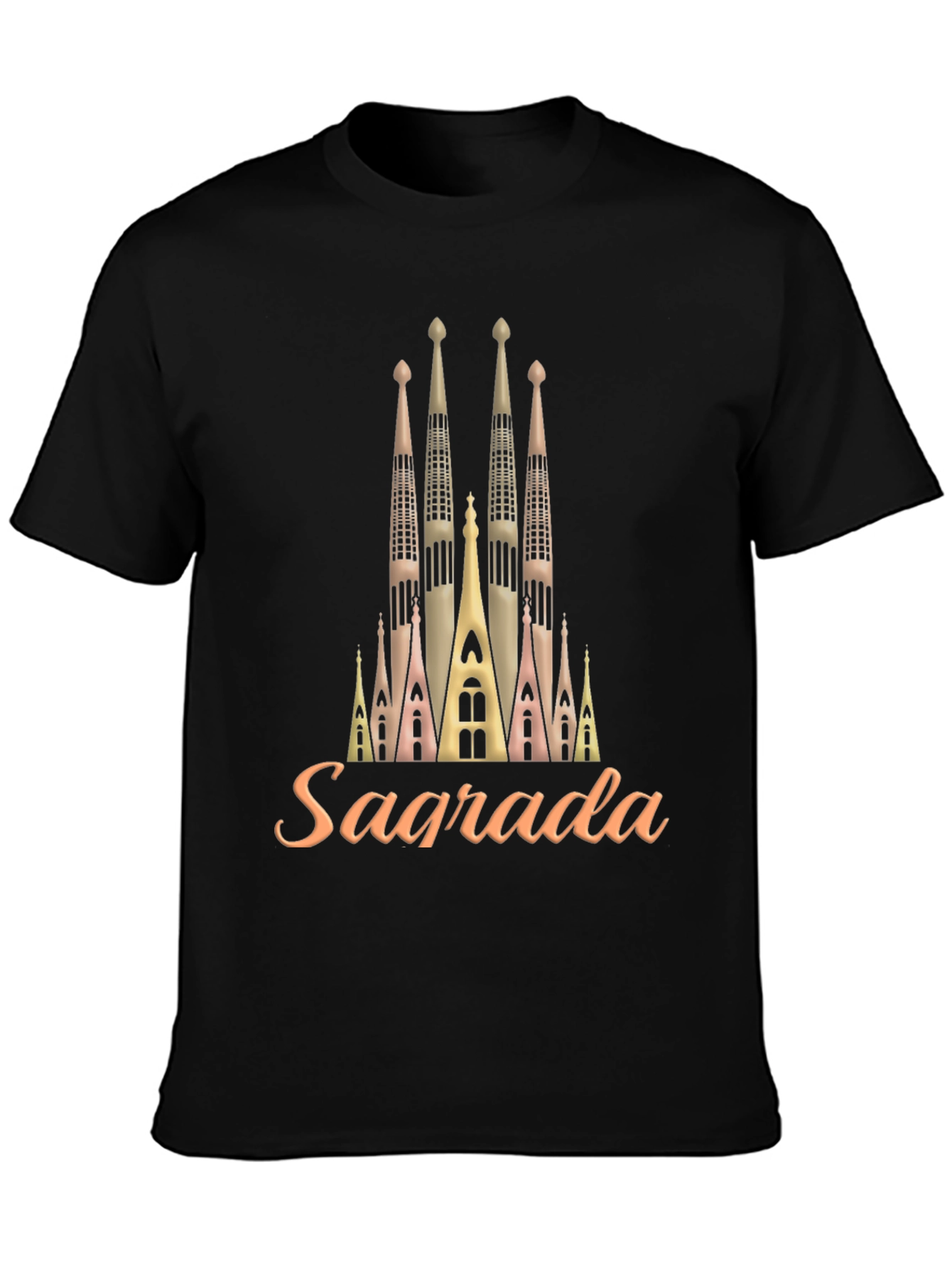 Sagrada Familia Inspired Graphic Tee