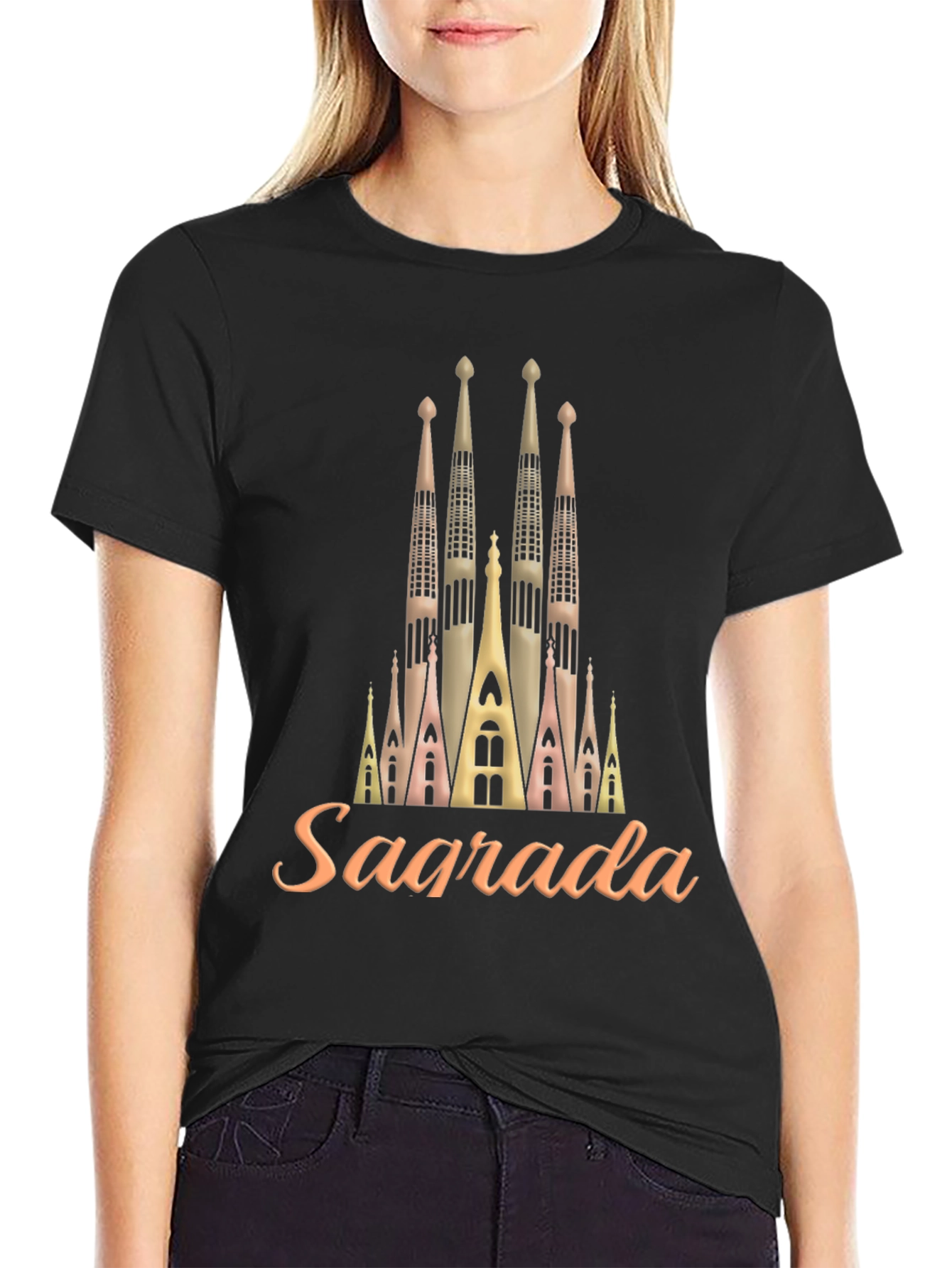 Sagrada Familia Inspired Graphic Tee