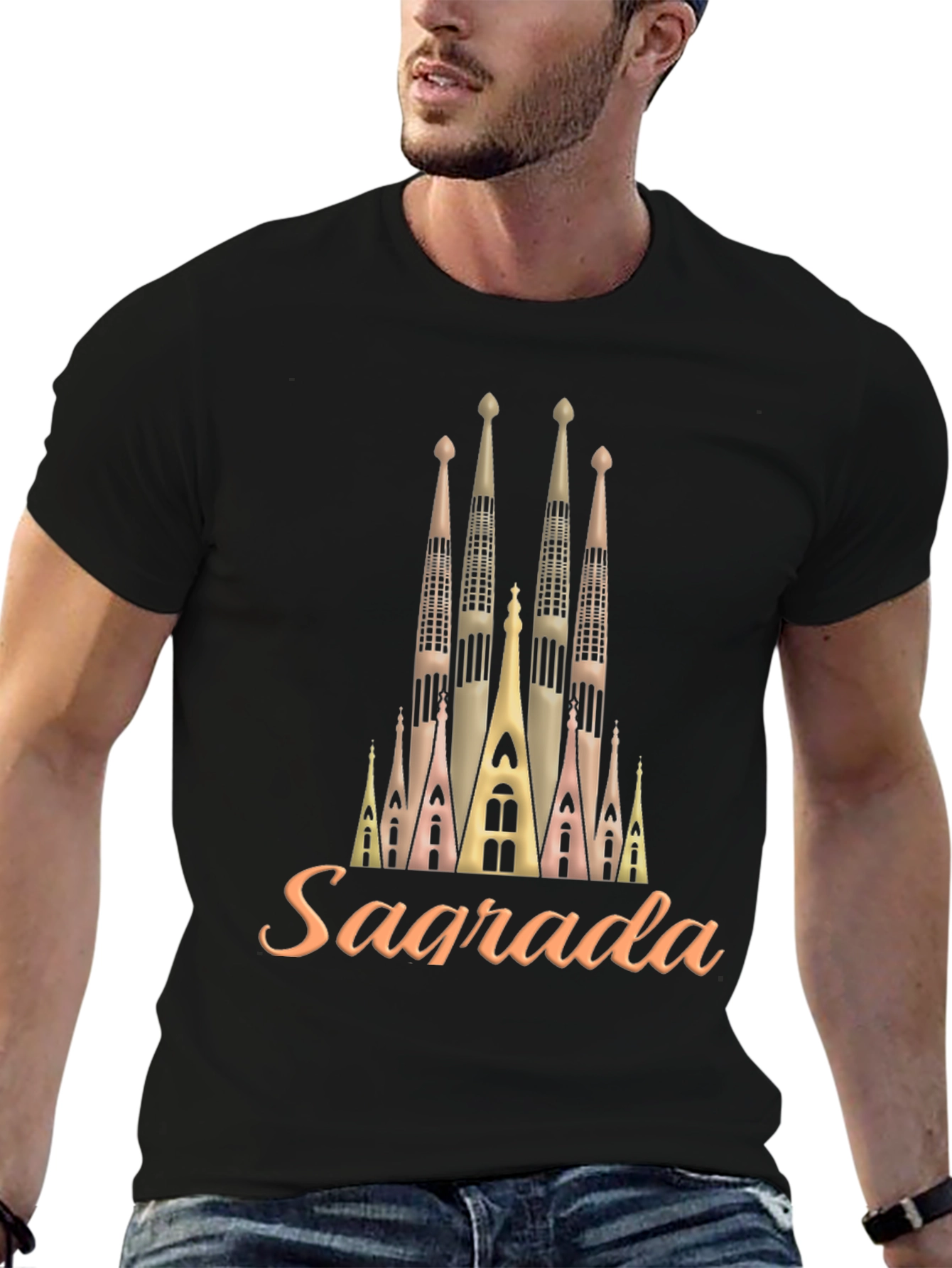 Sagrada Familia Inspired Graphic Tee