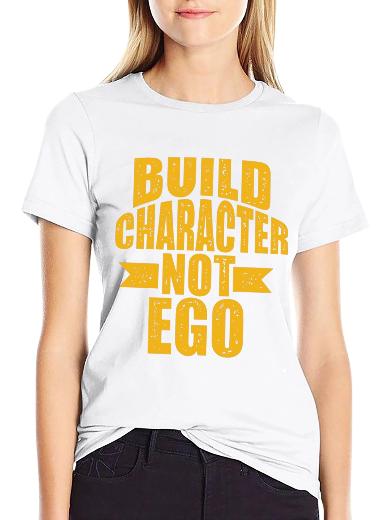 Build Character T-Shirt - Motivational Tee