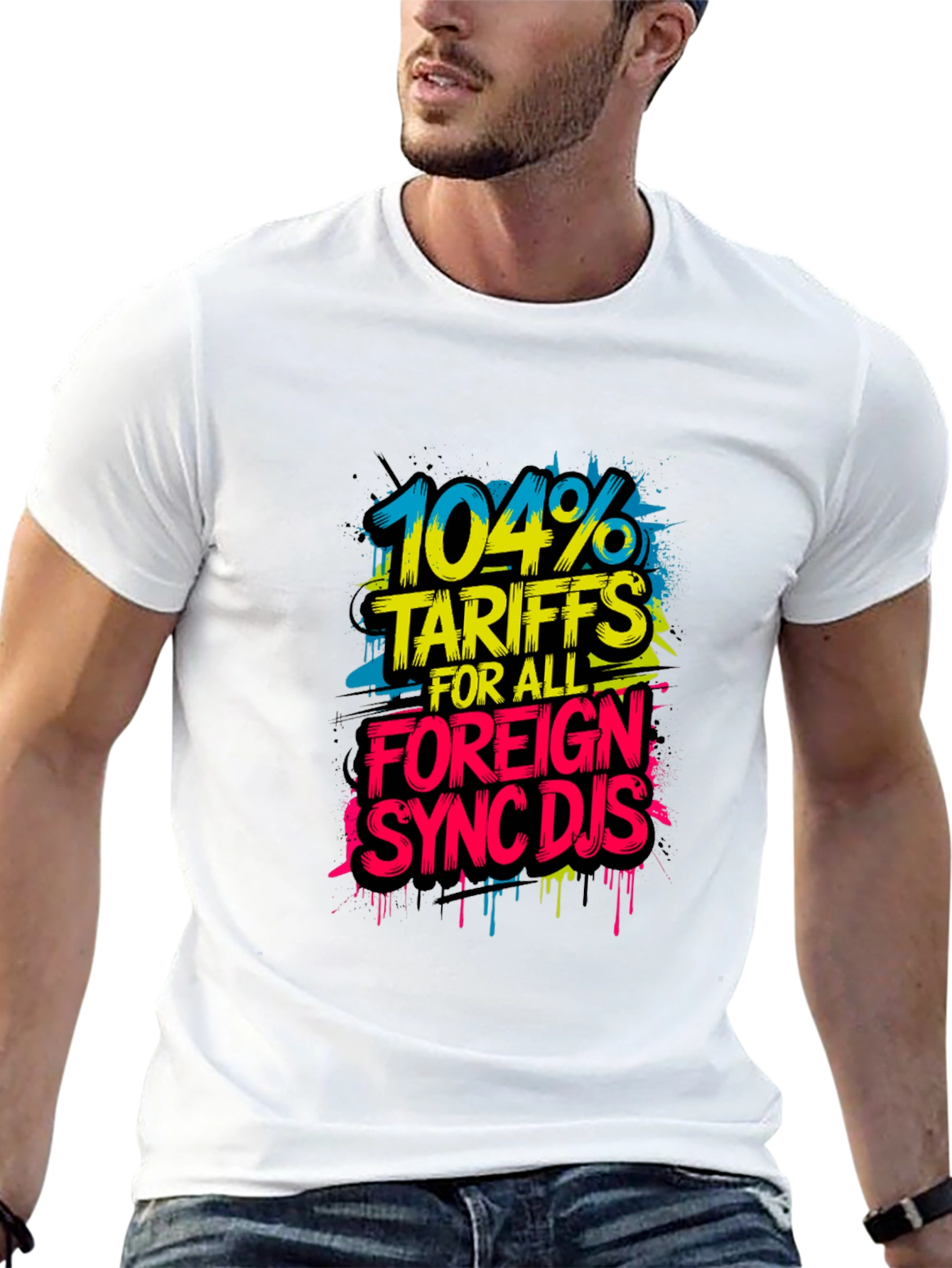 104% Tariffs Sync DJs Graphic T-Shirt