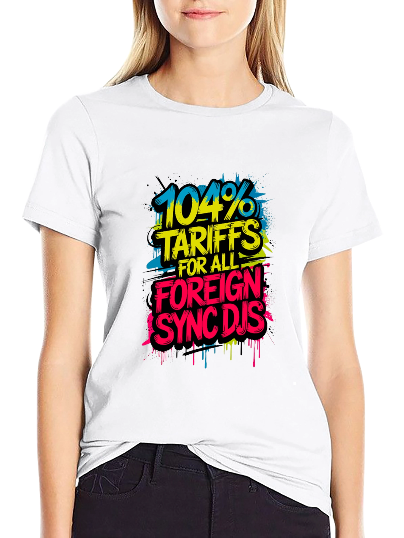 104% Tariffs Sync DJs Graphic T-Shirt