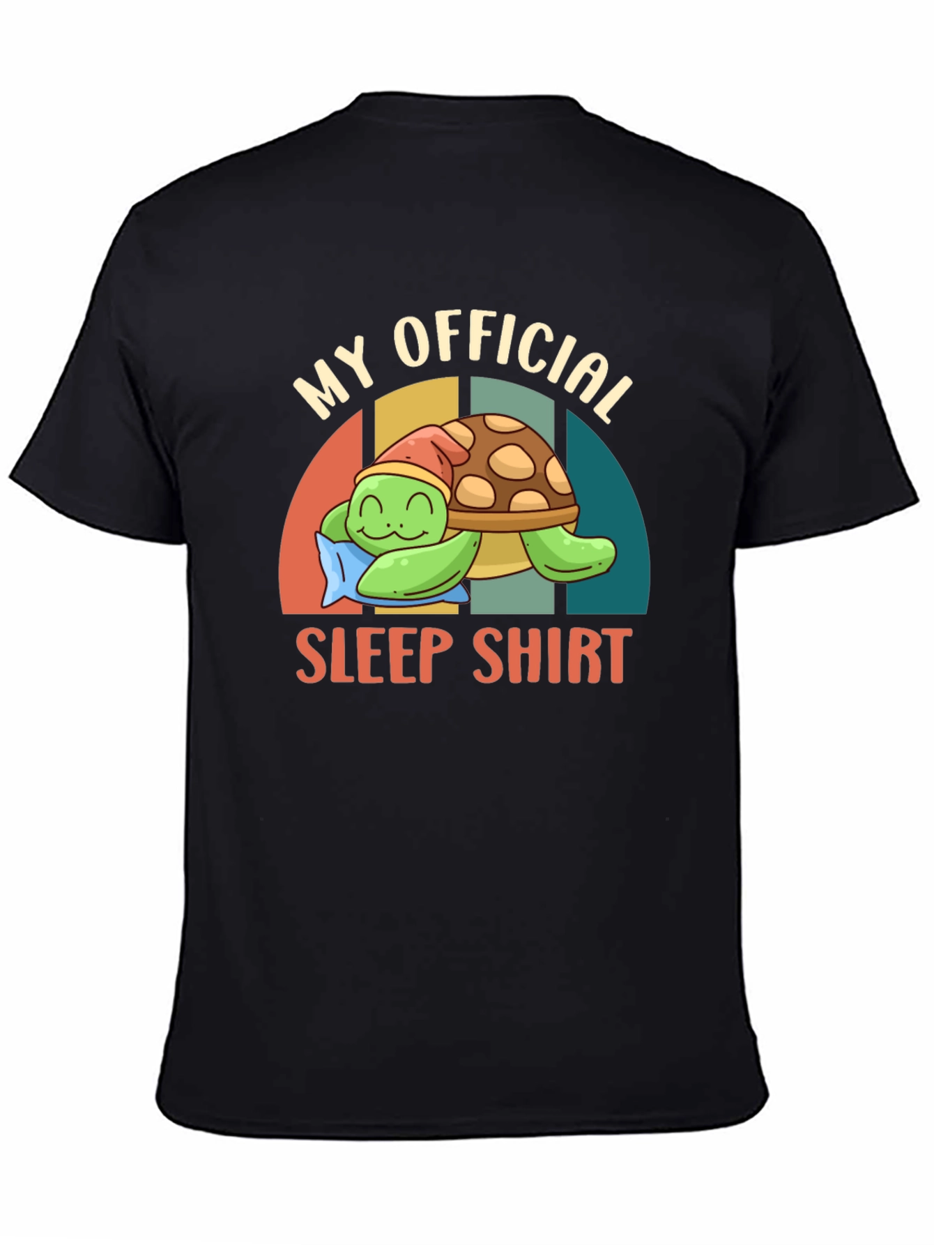 My Official Sleep Shirt Funny Turtle Pajama Tee