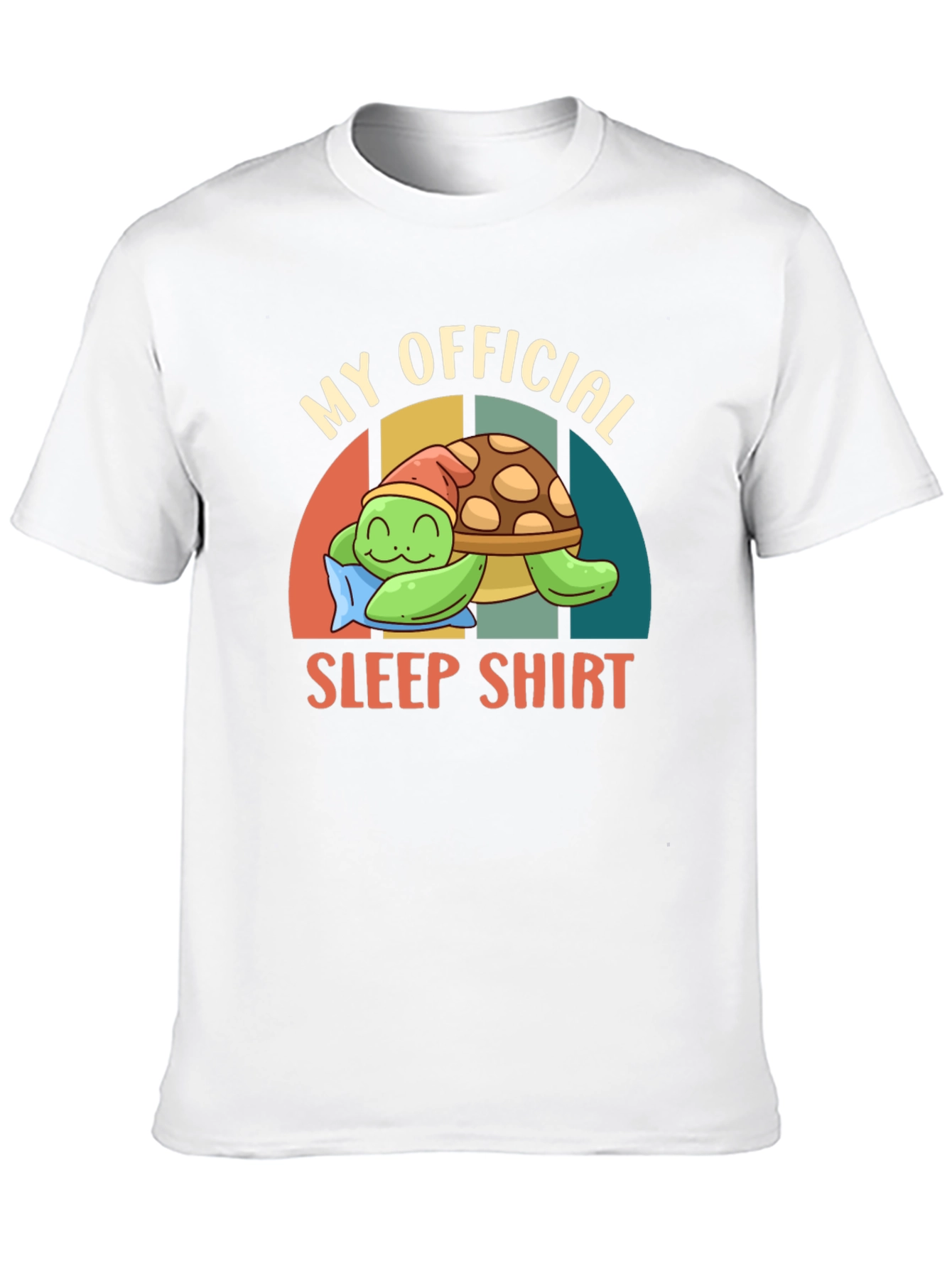 My Official Sleep Shirt Funny Turtle Pajama Tee