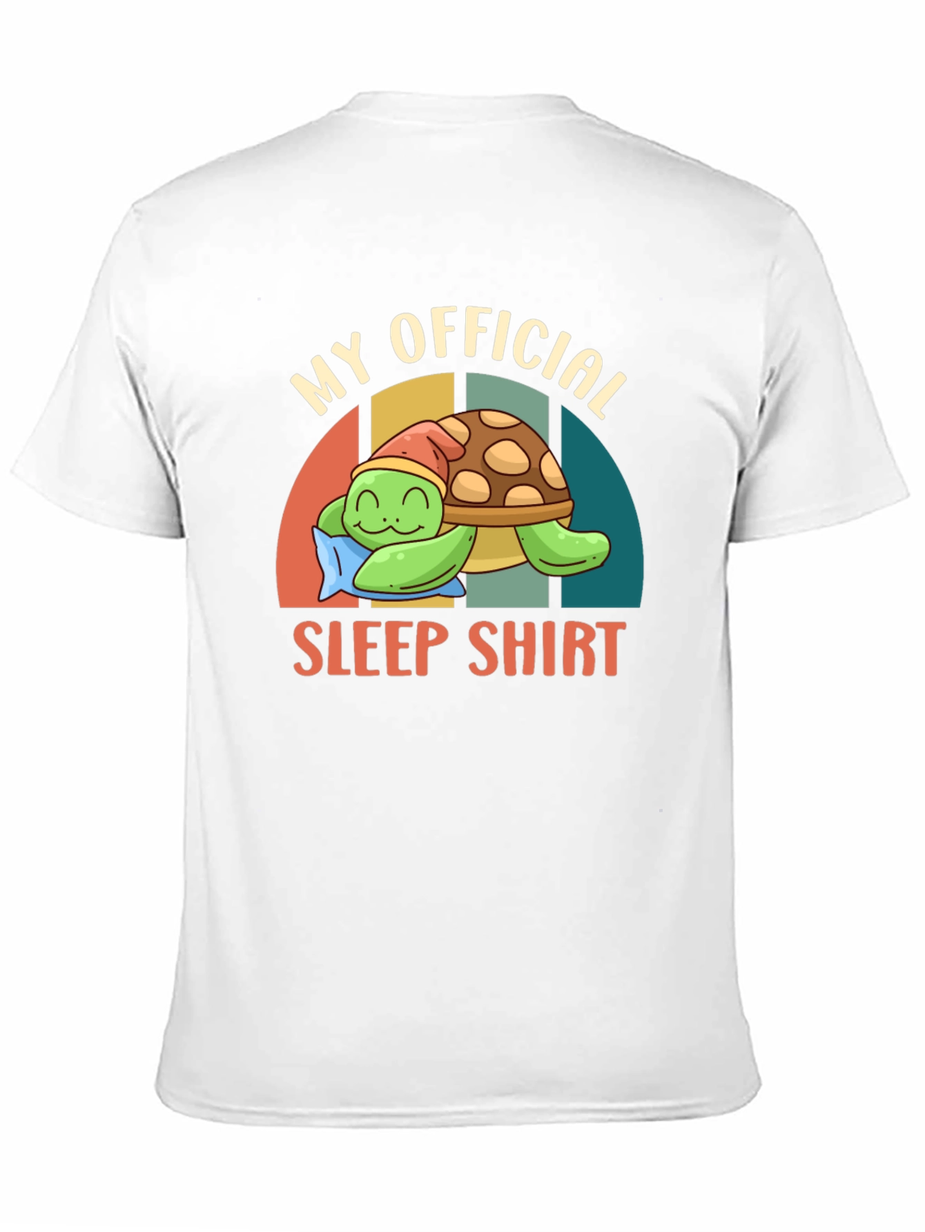 My Official Sleep Shirt Funny Turtle Pajama Tee