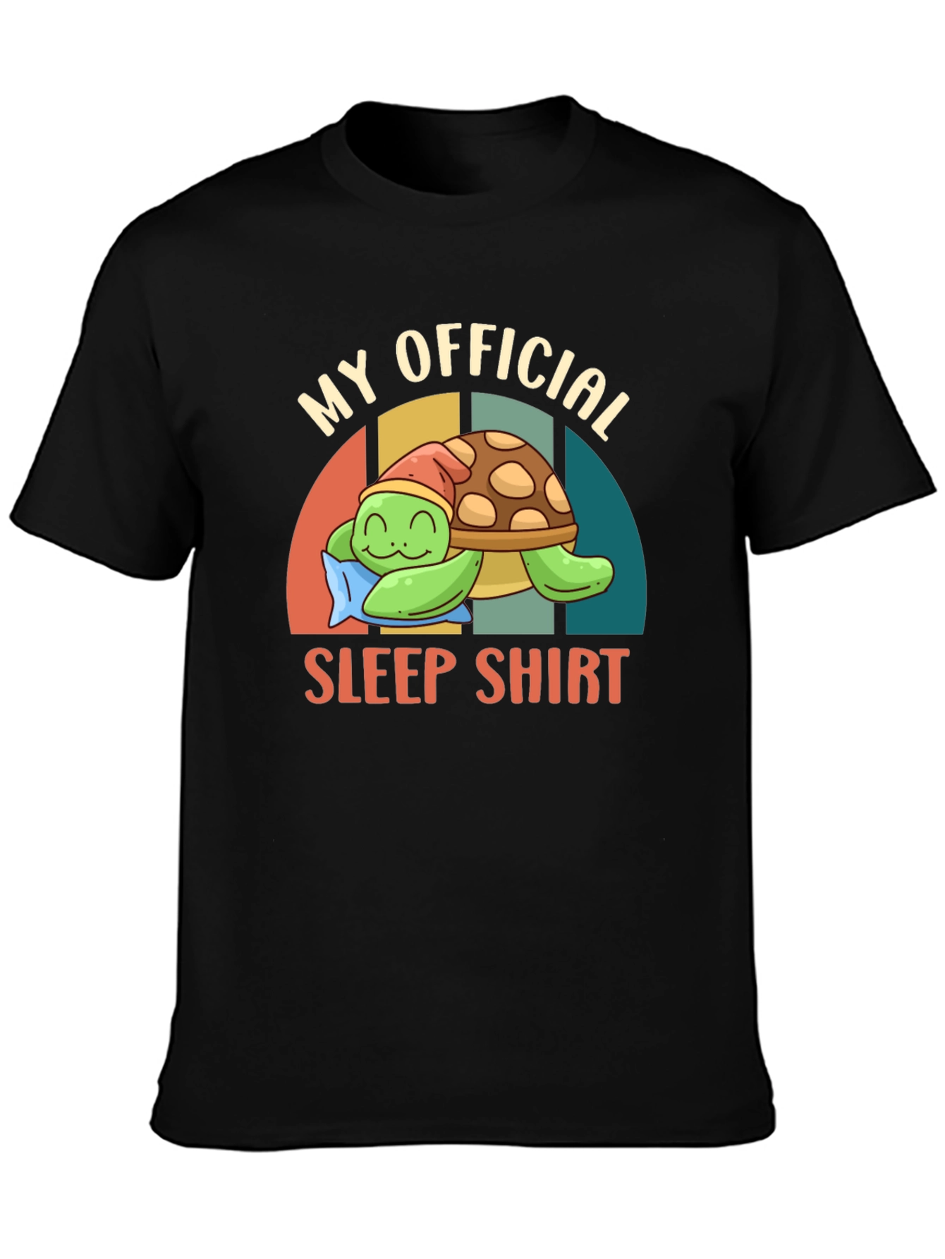 My Official Sleep Shirt Funny Turtle Pajama Tee