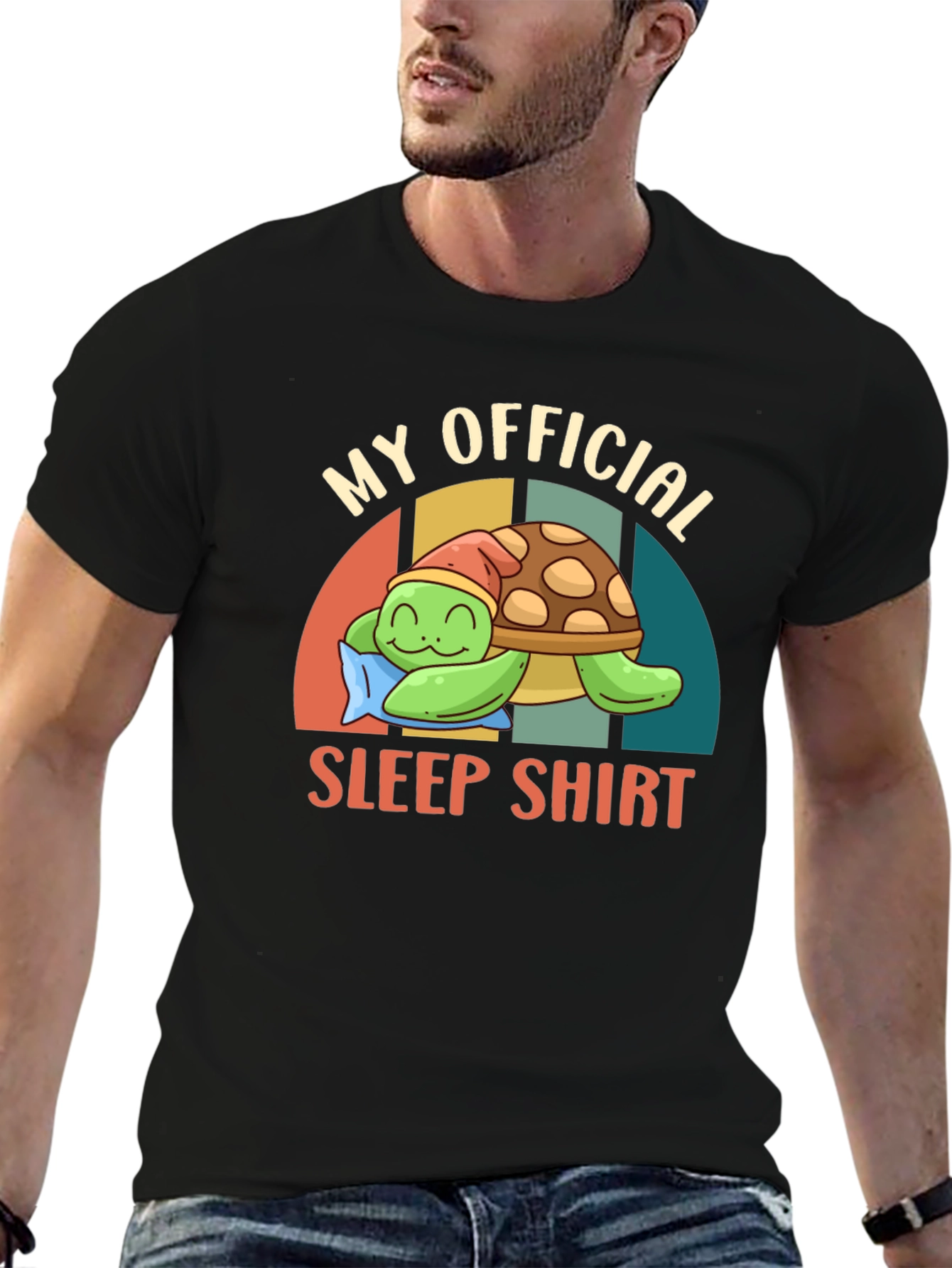 My Official Sleep Shirt Funny Turtle Pajama Tee
