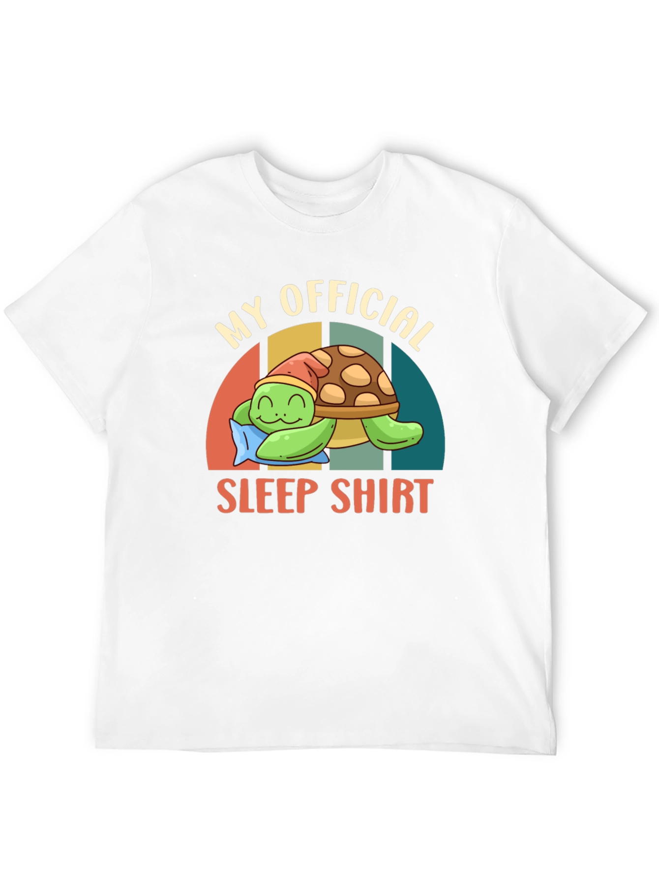 My Official Sleep Shirt Funny Turtle Pajama Tee