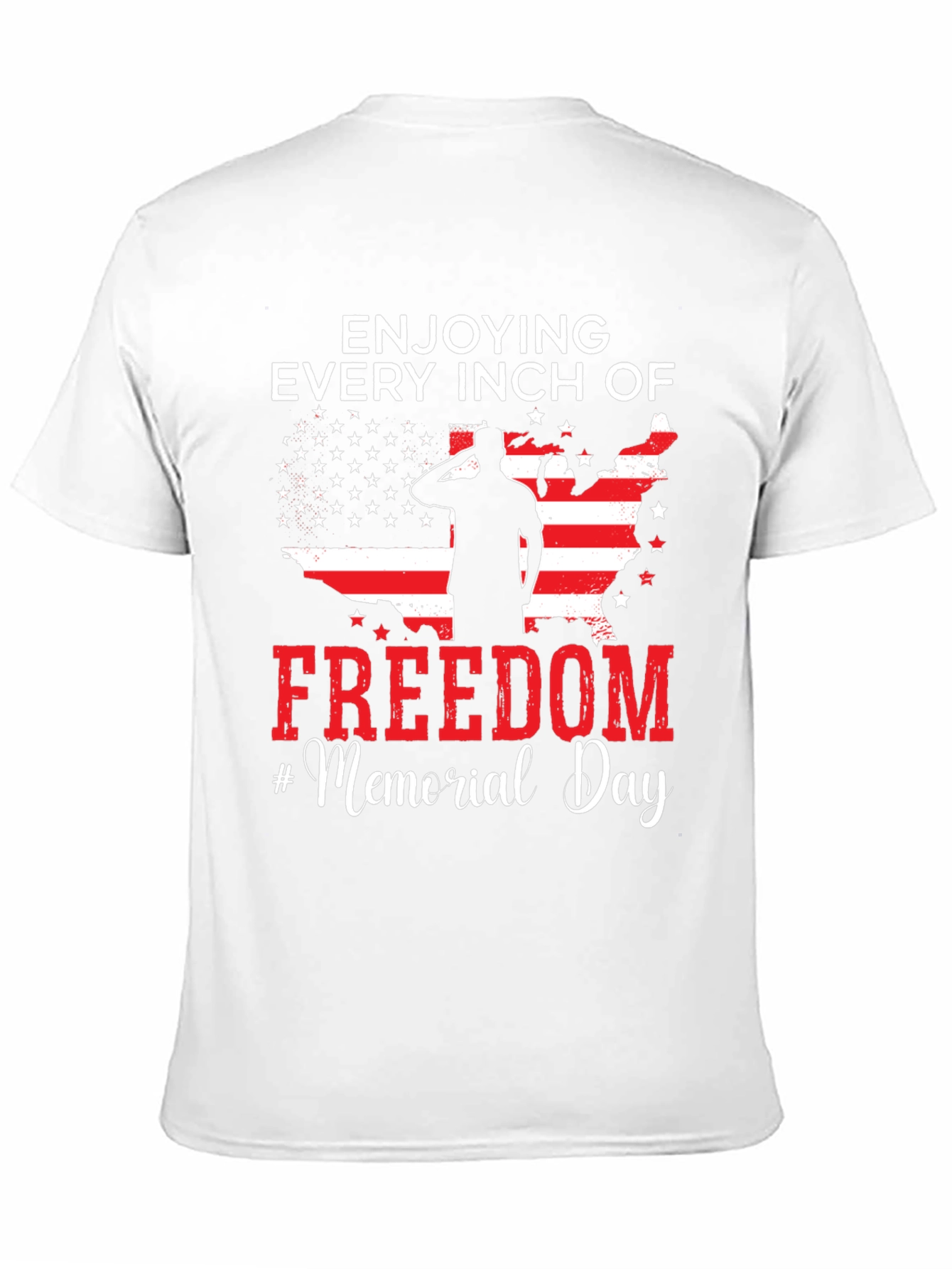 Enjoying Every Inch of Freedom Memorial Day T-Shirt