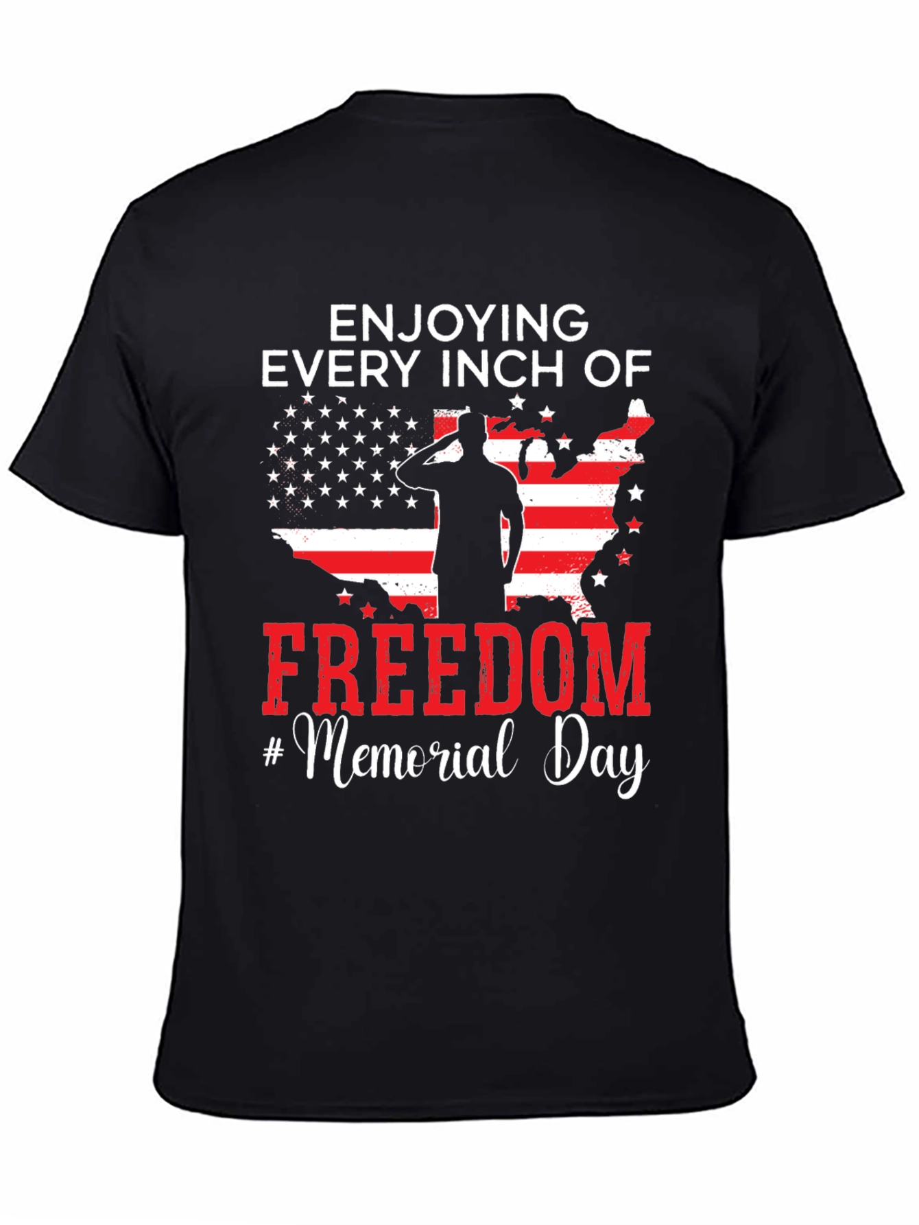 Enjoying Every Inch of Freedom Memorial Day T-Shirt