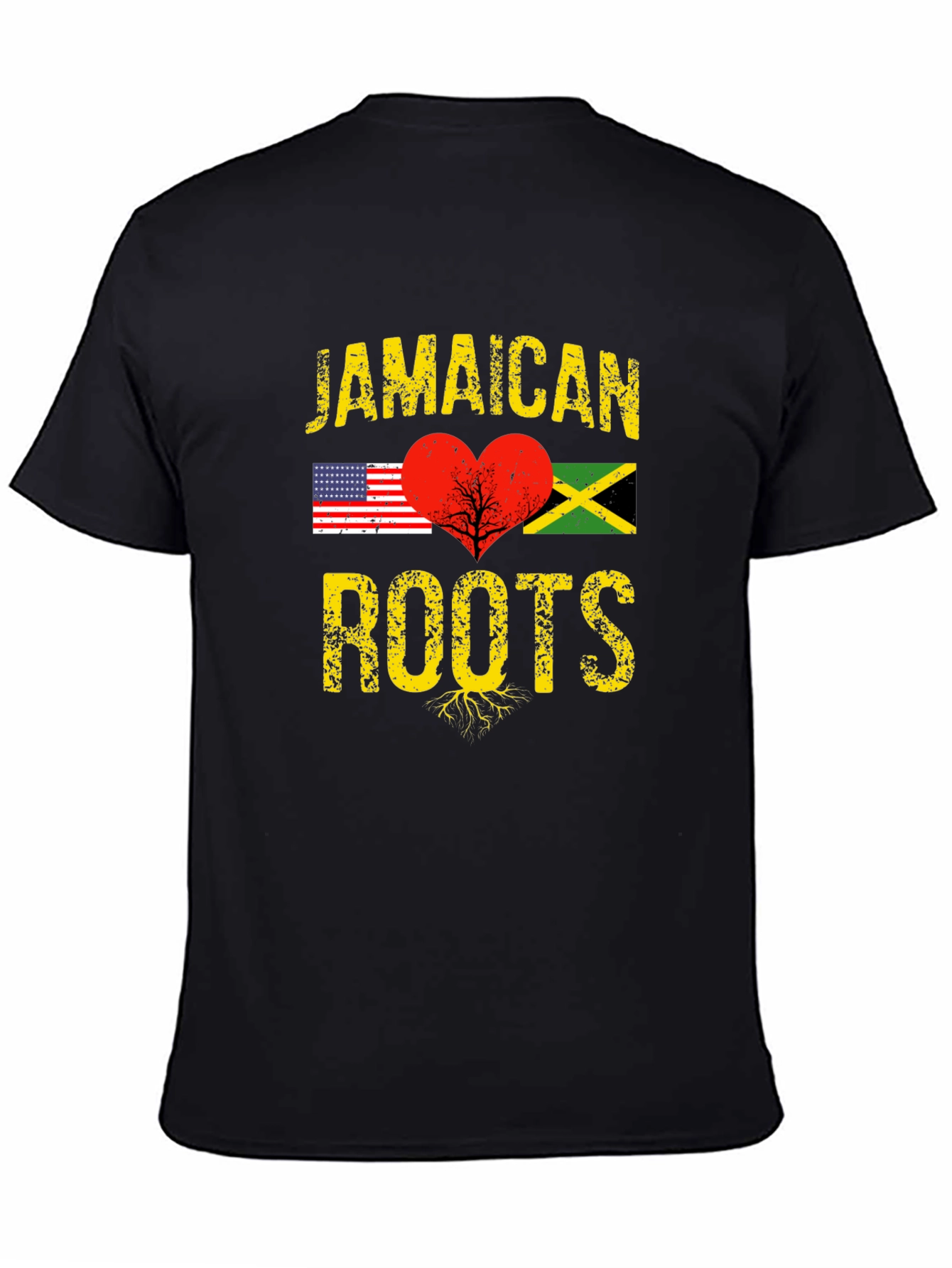 Jamaican Roots T-Shirt Black