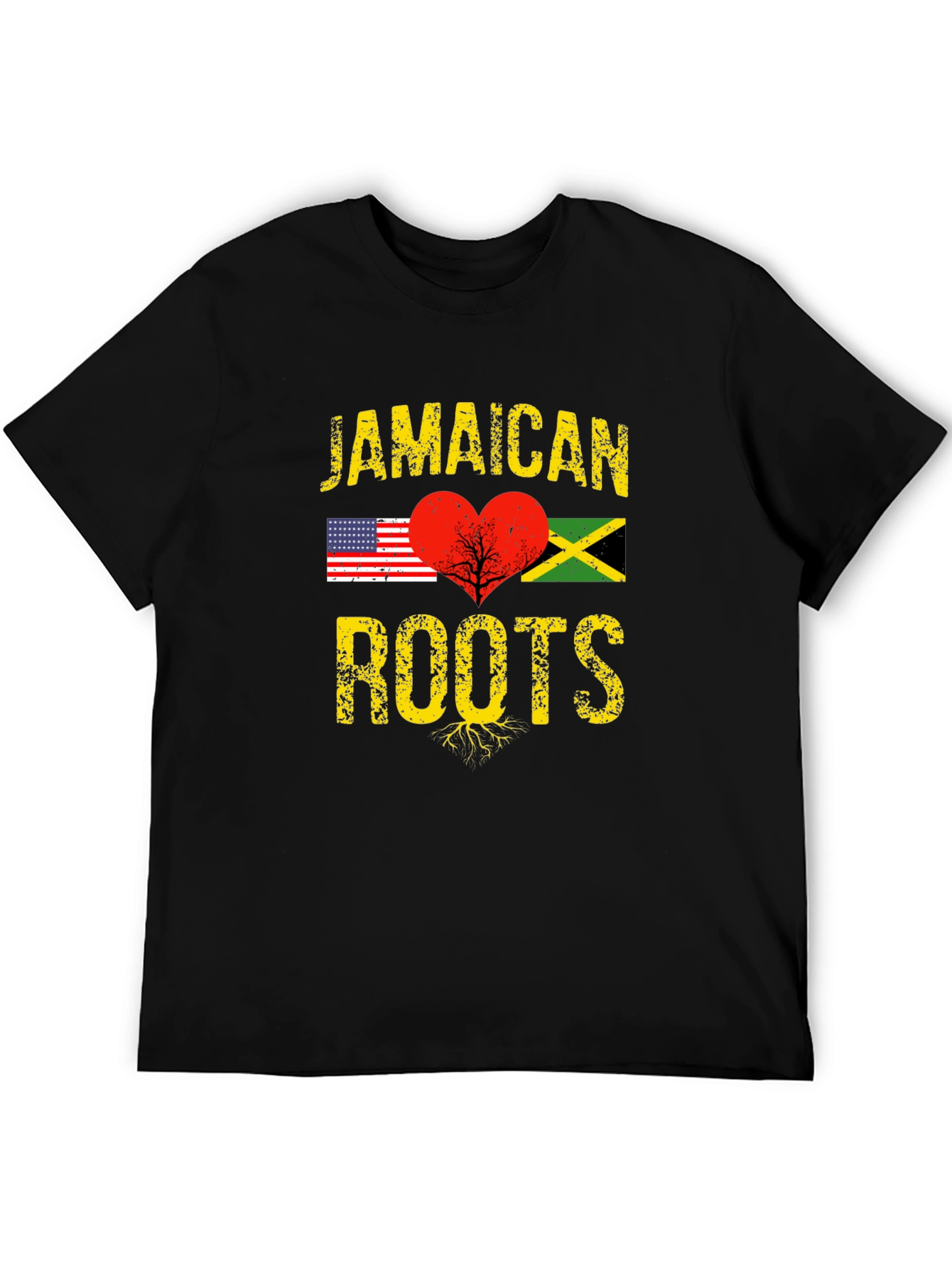 Jamaican Roots T-Shirt Black