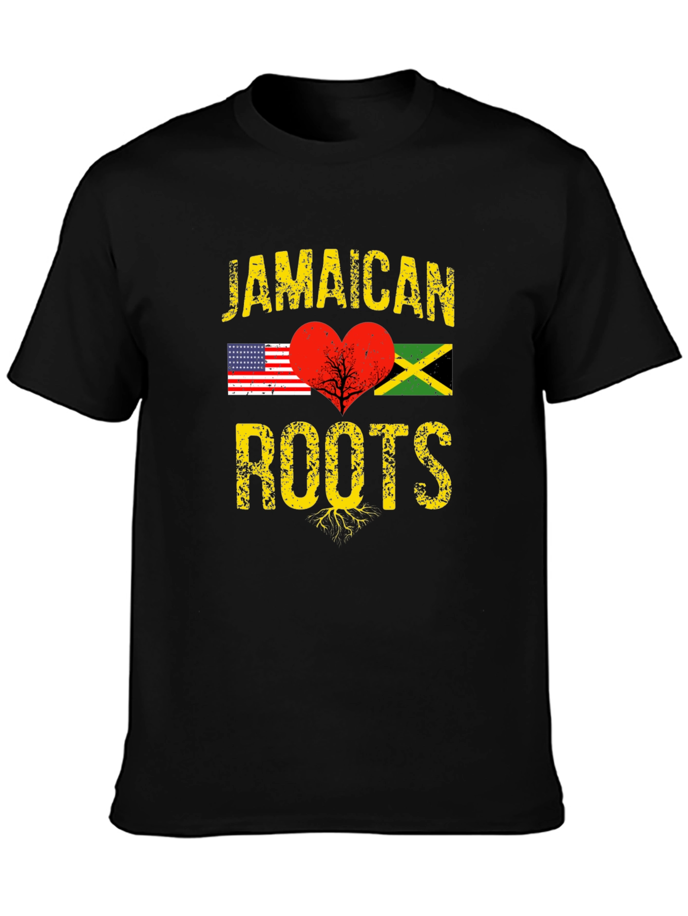 Jamaican Roots T-Shirt Black