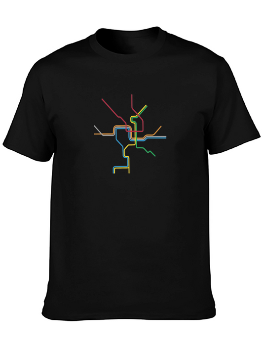 Metro Line T-Shirt - Graphic Tee for City Lovers