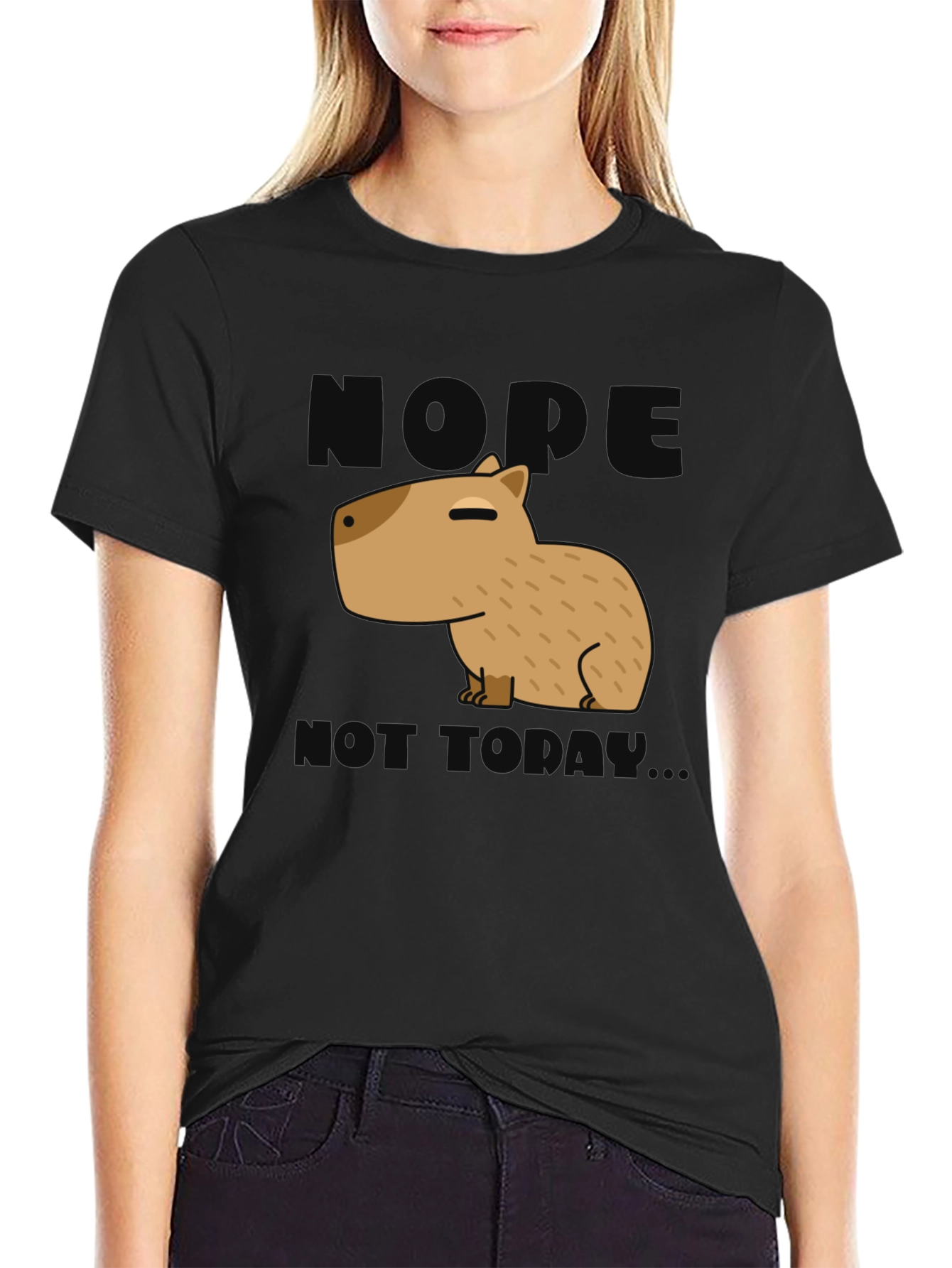 Capybara T-Shirt - Napping Today Funny Tee