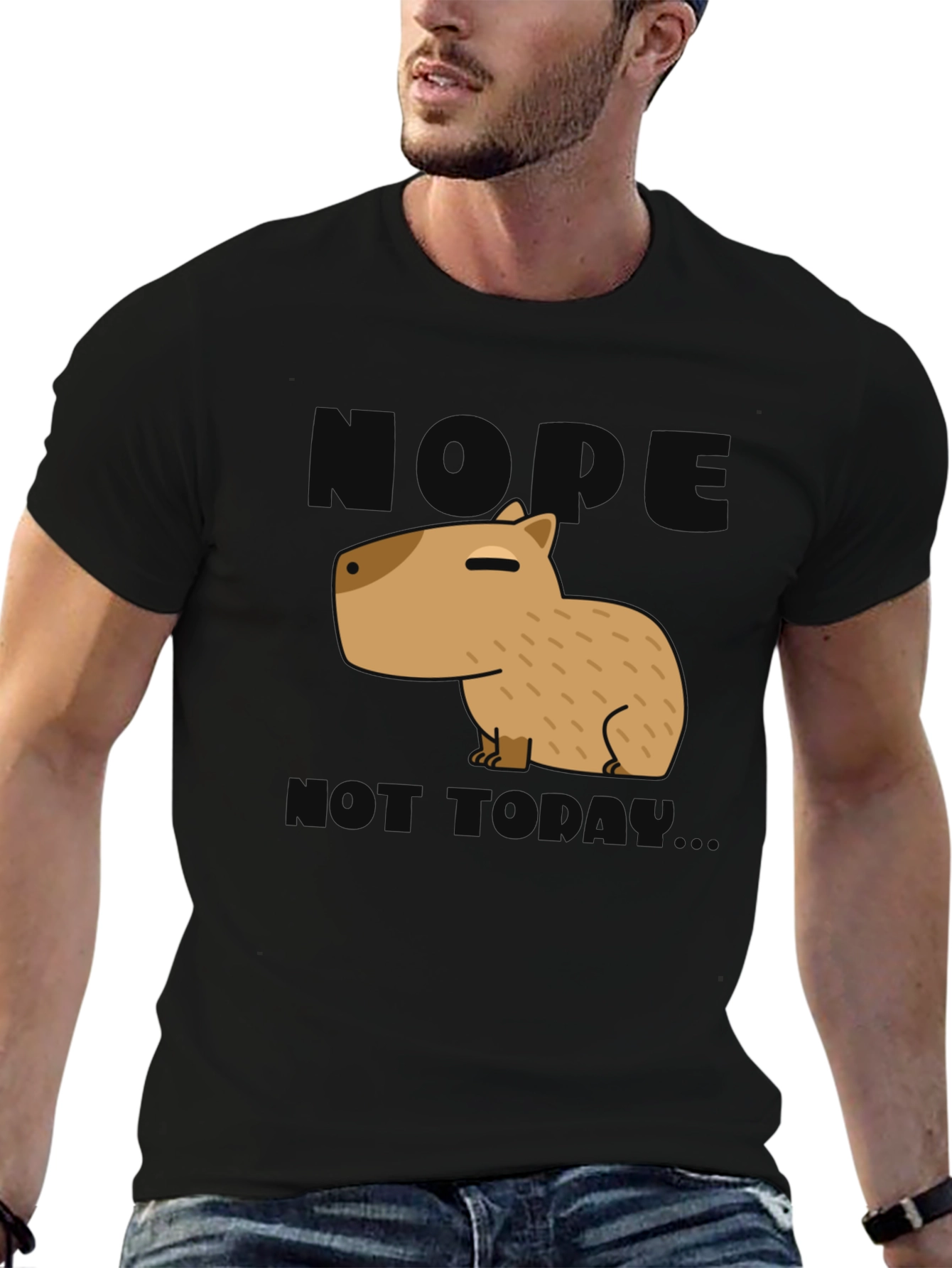 Capybara T-Shirt - Napping Today Funny Tee