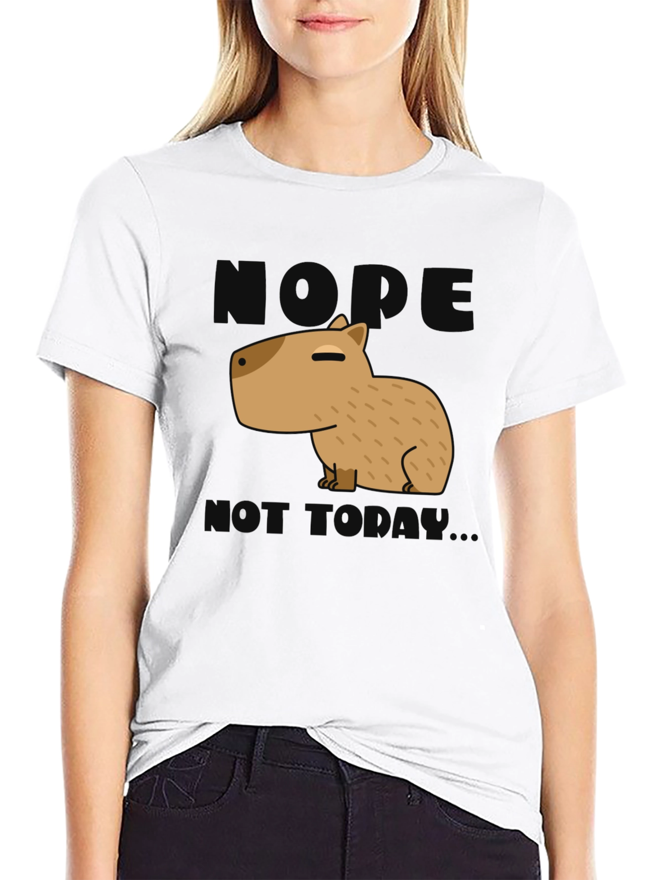 Capybara T-Shirt - Napping Today Funny Tee