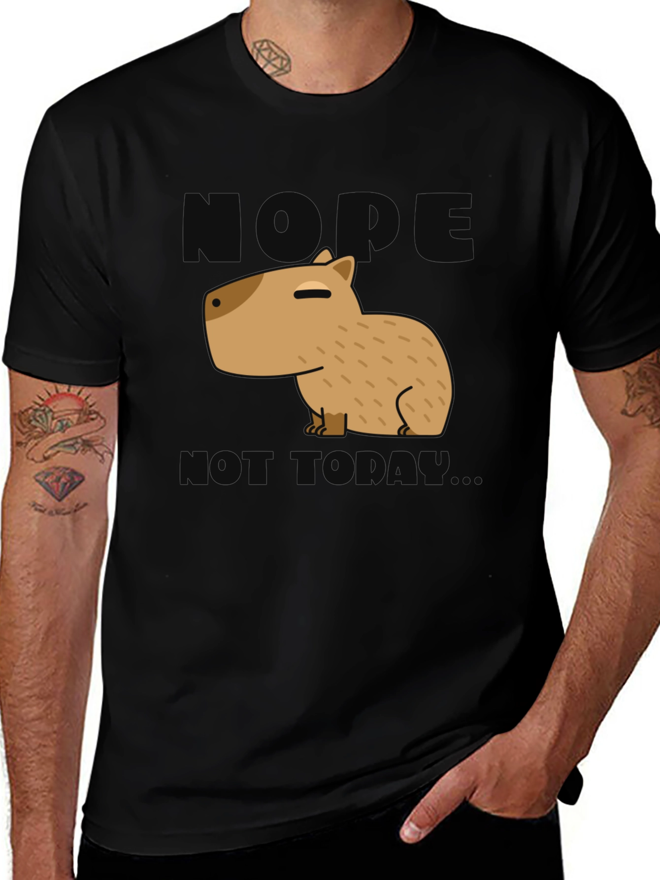 Capybara T-Shirt - Napping Today Funny Tee